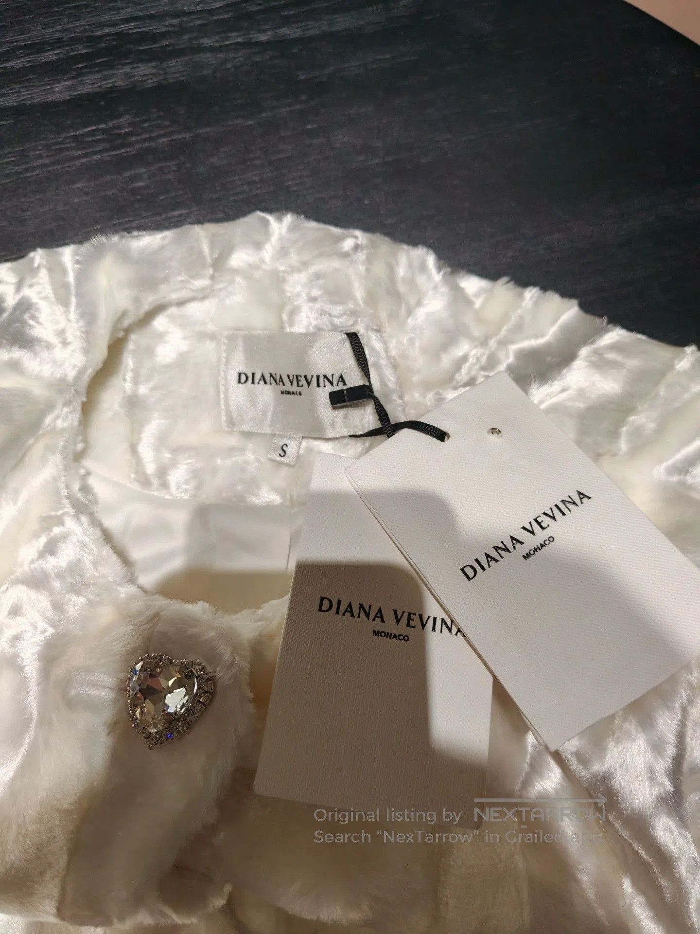 Other Diana Vevina White Velvet Set. Size 31" - 3 Thumbnail