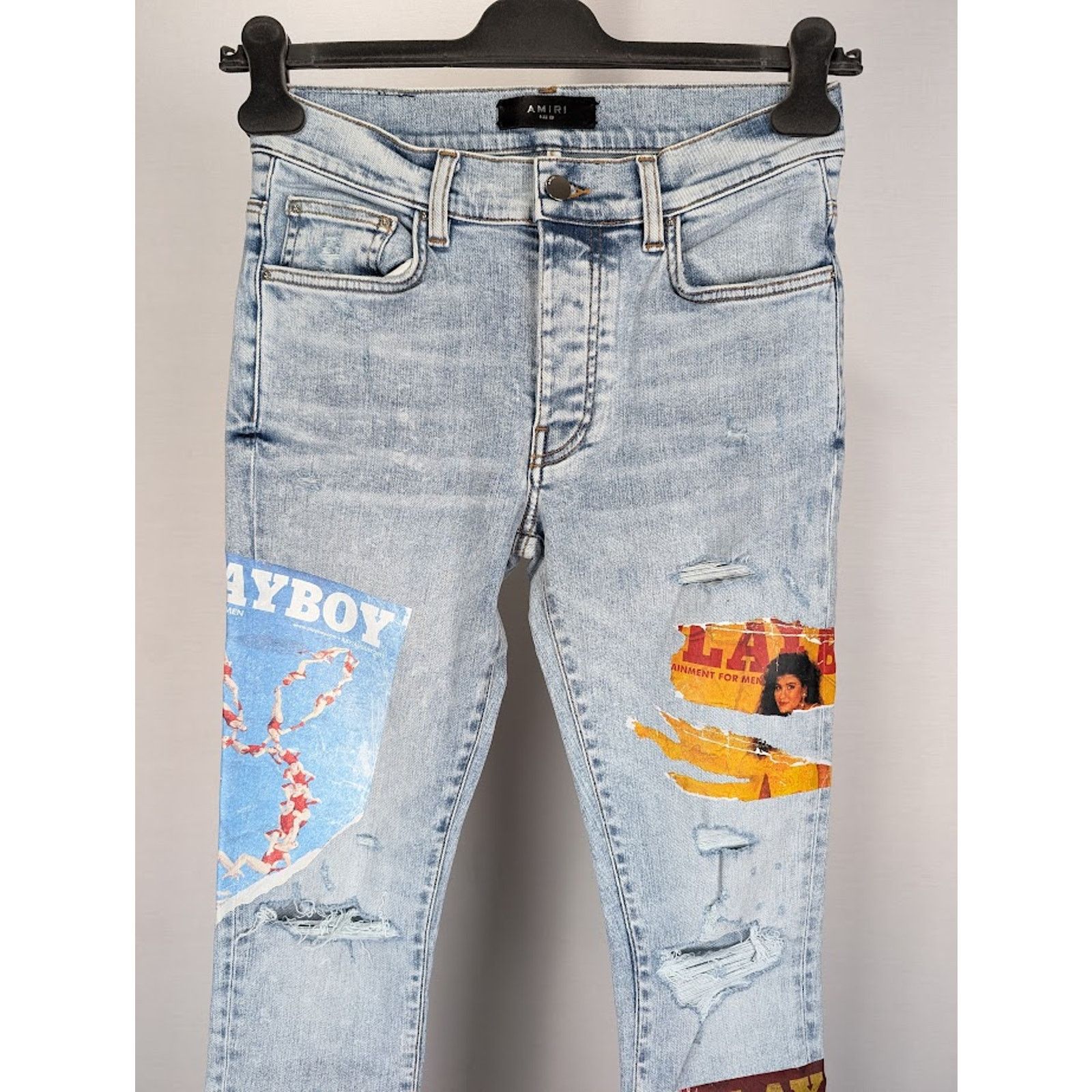 Amiri o1rshd1 Q:2 / Playboy Magazine Jean in LT.Vintage Size US 38 / EU 54 - 2 Thumbnail