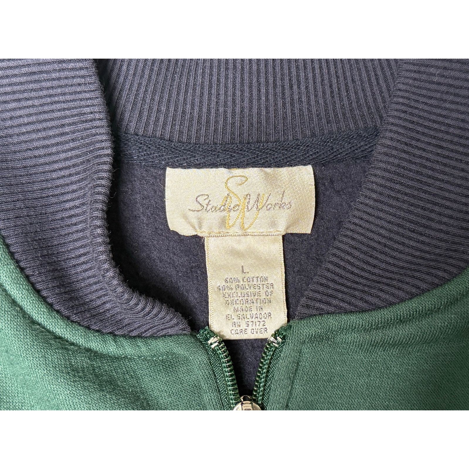 Vintage Vintage 90s Studio Works Full Zip Crewneck Women’s Large Size L / US 10 / IT 46 - 3 Thumbnail