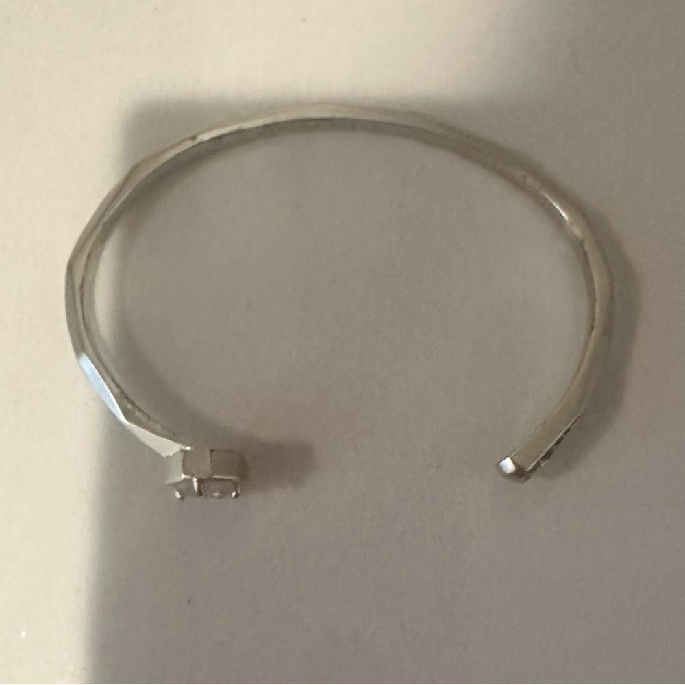 Kendra Scott Kendra Scott Blake Bracelet Iridescent Drusy Silver Cuff Size ONE SIZE - 5 Thumbnail