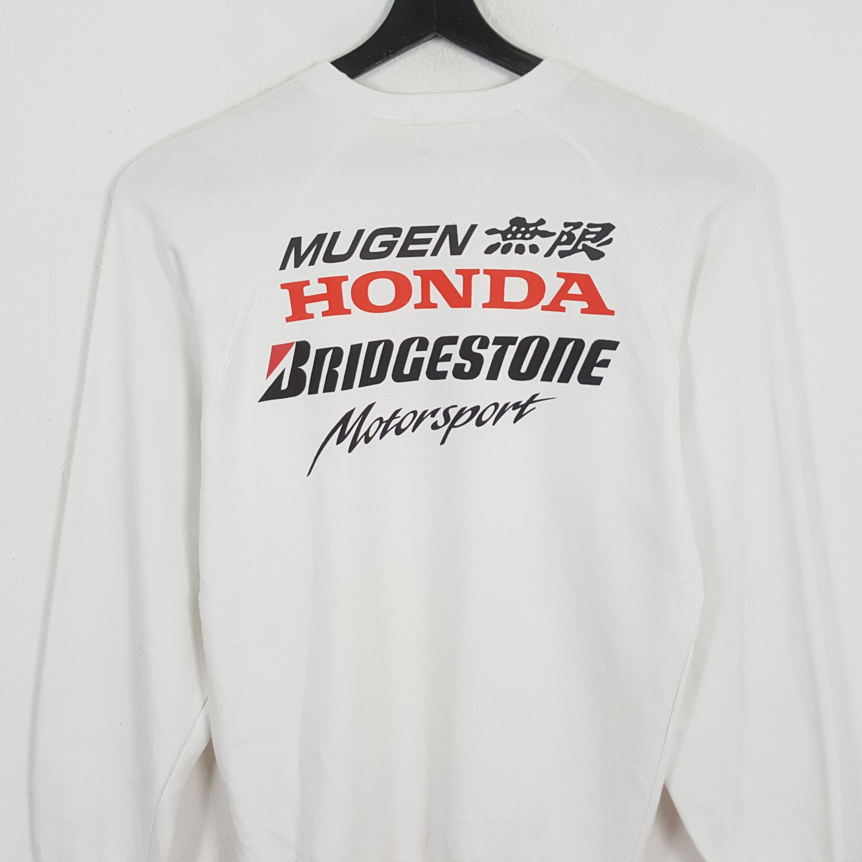 Japanese Brand × Vintage BRIDGESTONE X MUGEN HONDA Motorsports Custom Art Sweatshirt Size US S / EU 44-46 / 1 - 2 Thumbnail