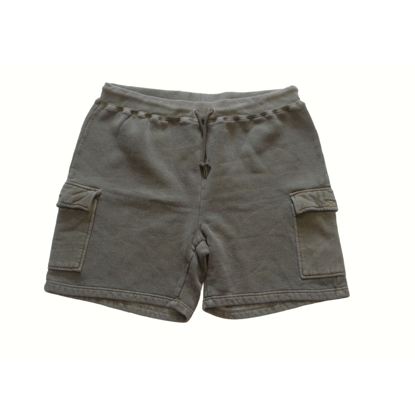 Gap GAP VTG 90s 6.5" SHORTS COTTON CORE BLANK ESSENTIAL CARGO SWEATS GREEN 2001 SZXL Size US 36 / EU 52 - 2 Thumbnail
