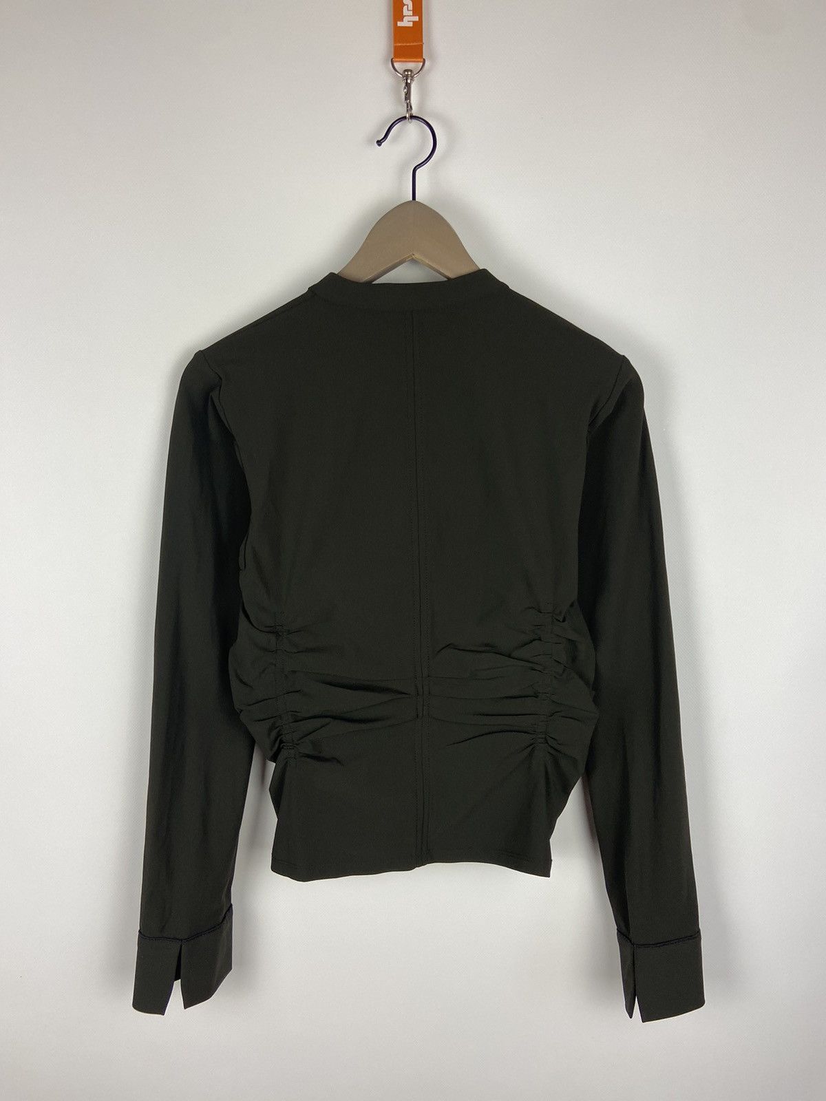 Designer × Marithe + Francois Girbaud Marithe Francois Girbaund Avant-Garde Khaki Zip Jacket Size M / US 6-8 / IT 42-44 - 2 Thumbnail