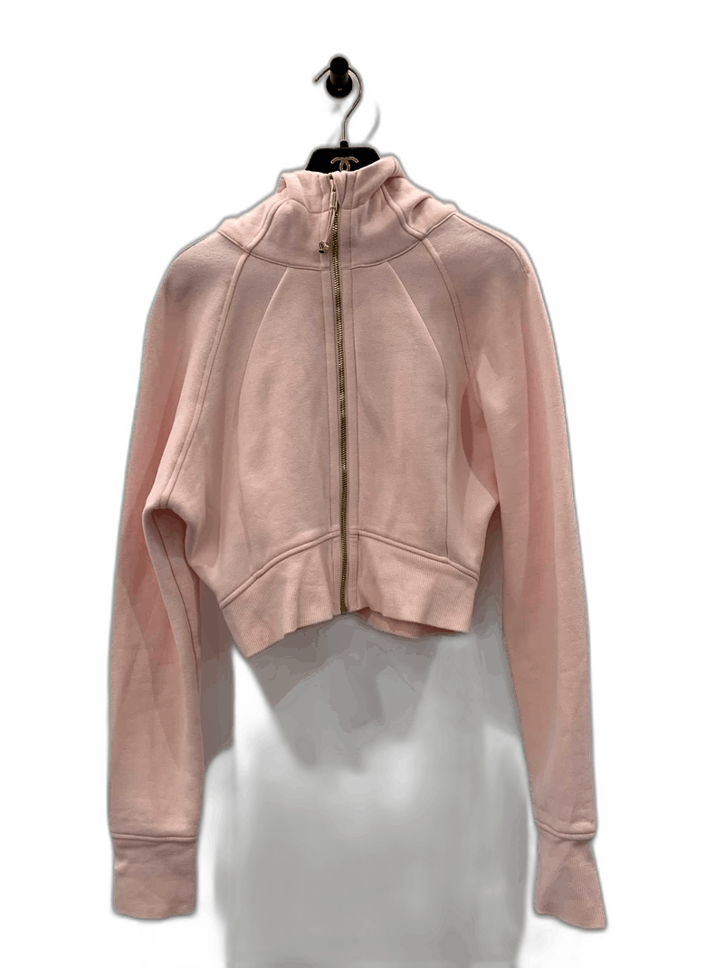 Missing Since Thursday Lululemon Scuba Pink Cropped Jacket Size M / US 6-8 / IT 42-44 - 1 Thumbnail