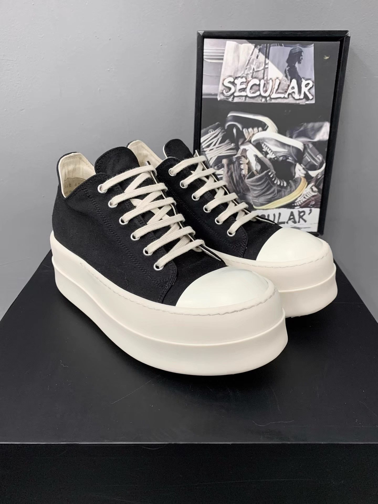Rick Owens Rick Owens Thick Sole Big Converse K34 Size US 8 / EU 41 - 3 Thumbnail