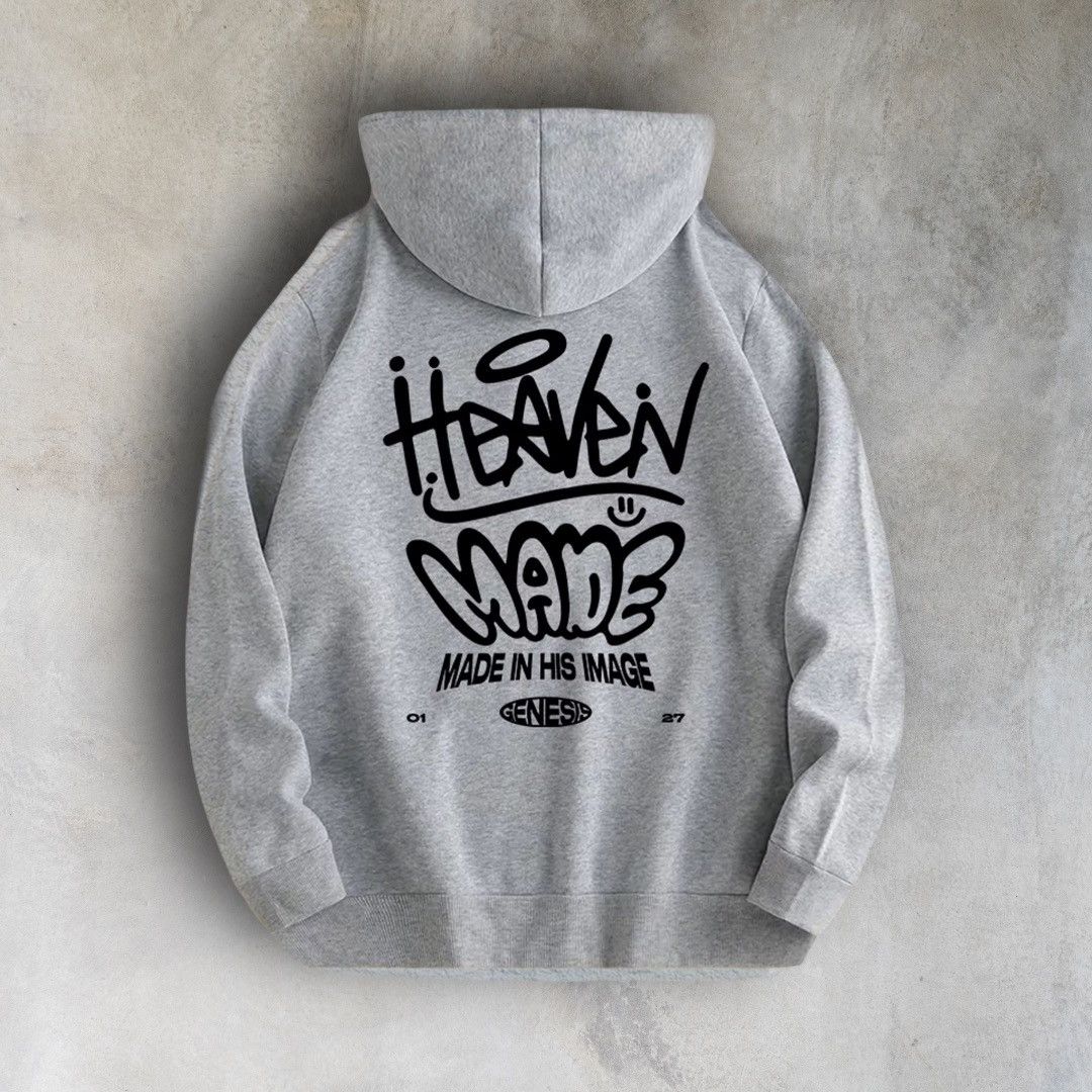 Other Heaven Made | Gray Graphic Hoodie Size US L / EU 52-54 / 3 - 1 Preview