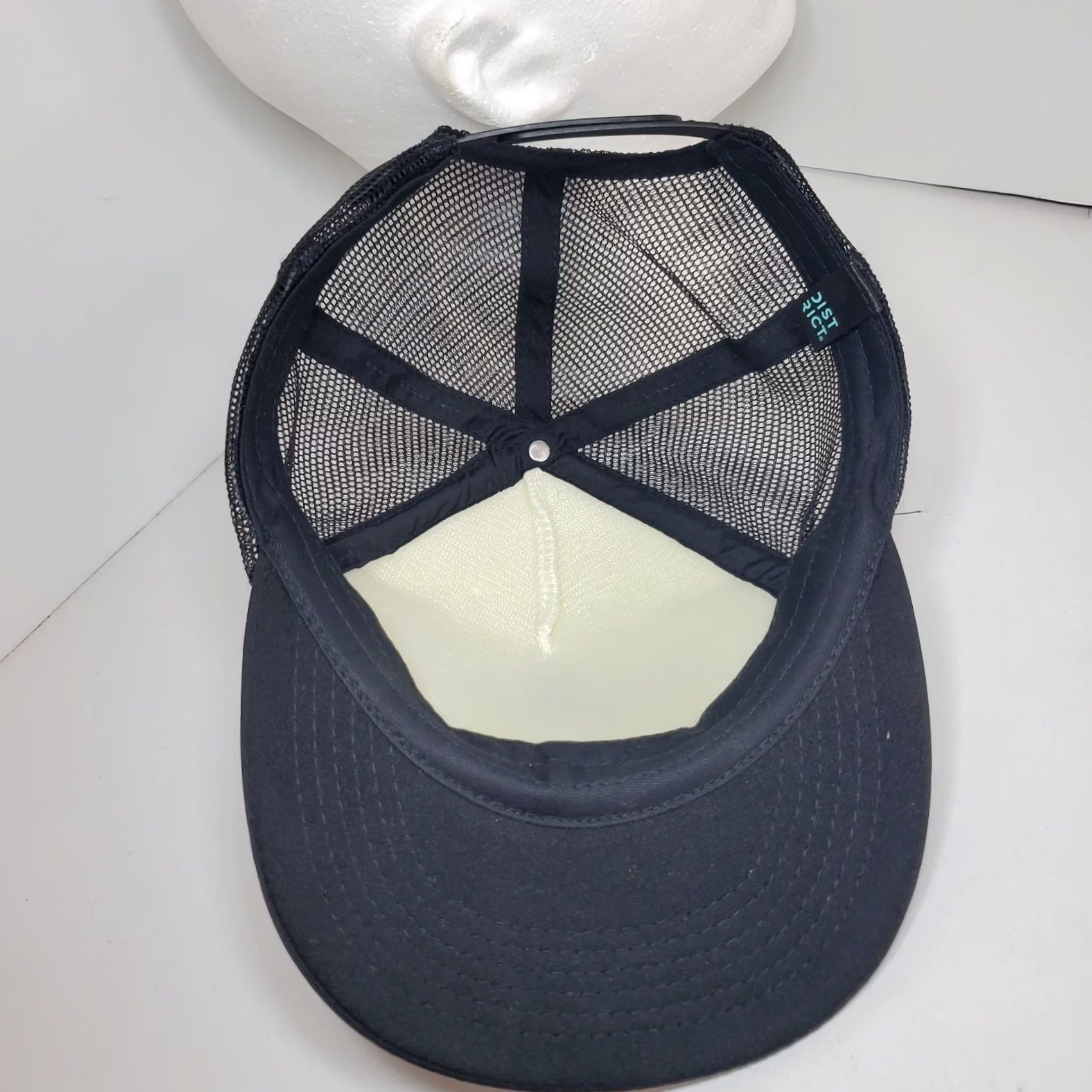 Vintage DISTRICT Dutch Bros Renton WA White Black Trucker Hat Cap New Without Tags Size ONE SIZE - 7 Thumbnail