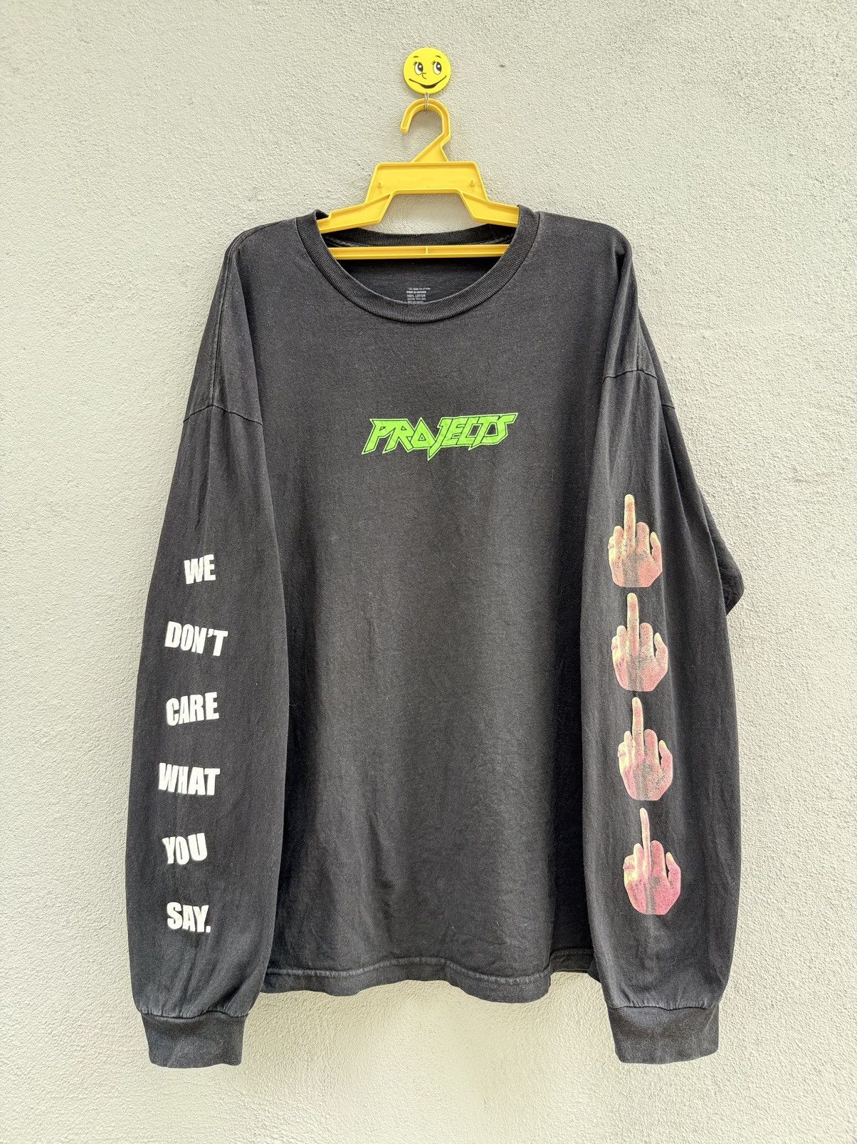 Band Tees Rare Y2K Projects We Dont Care What You Say Babylan Fuck You Size US XL / EU 56 / 4 - 1 Thumbnail