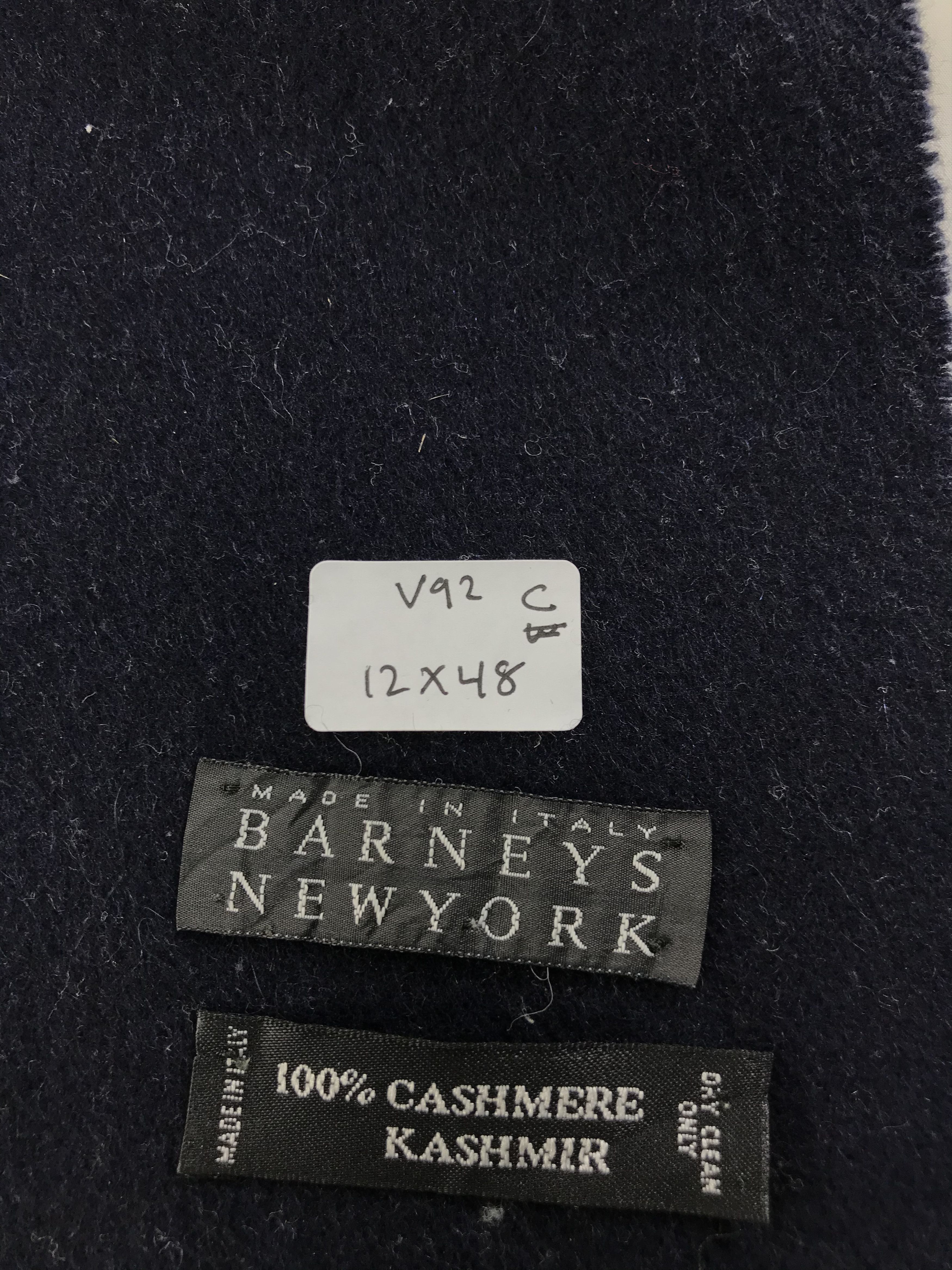 Barneys New York Barneys New York Cashmere Scarf Muffler V92 Size ONE SIZE - 11 Thumbnail