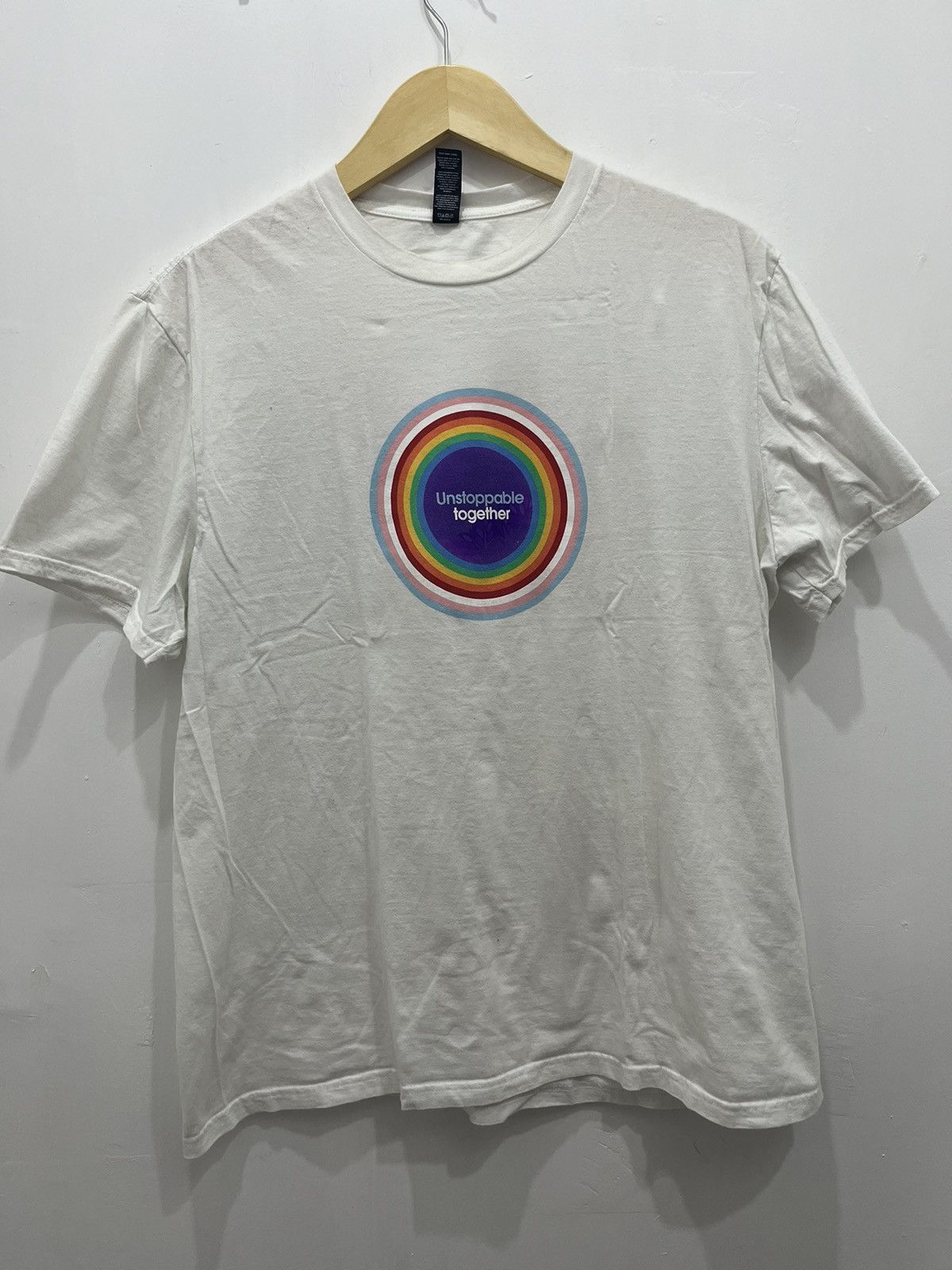 Vintage 🏳️‍🌈Unstoppable Together🏳️‍🌈 Pride Tees Size US XL / EU 56 / 4 - 1 Thumbnail