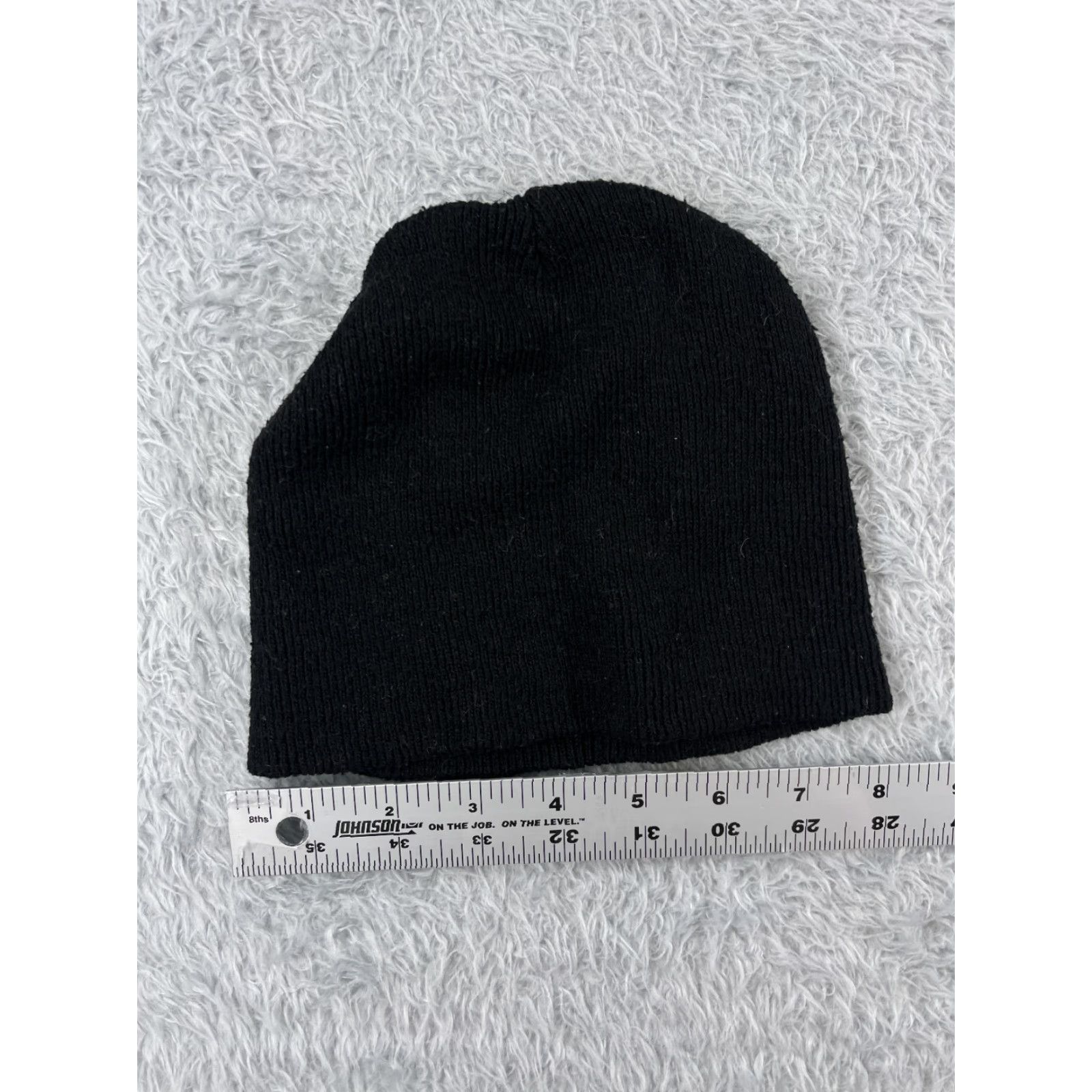 Vintage PatPen Beanie Toque Adult One Size Black Yellow Knit 100% Acrylic Cannabis Size ONE SIZE - 4 Thumbnail
