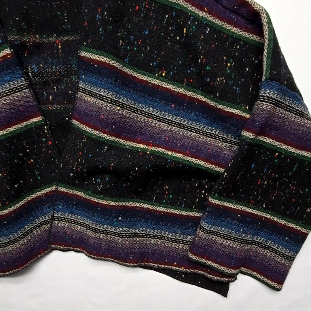 Chicos Vintage Poncho Cardigan Chico's Oversized Women Sweater Size L / US 10 / IT 46 - 2 Thumbnail