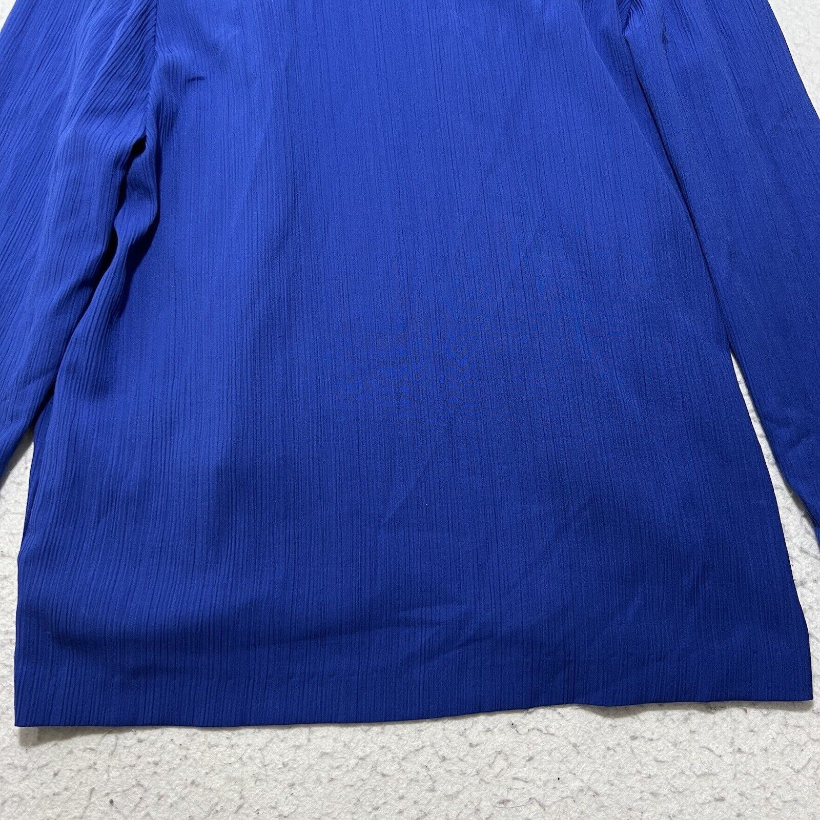 Vintage Vintage GW Originals 40 Open Front Blazer Blue Pockets USA Size M / US 6-8 / IT 42-44 - 13 Thumbnail