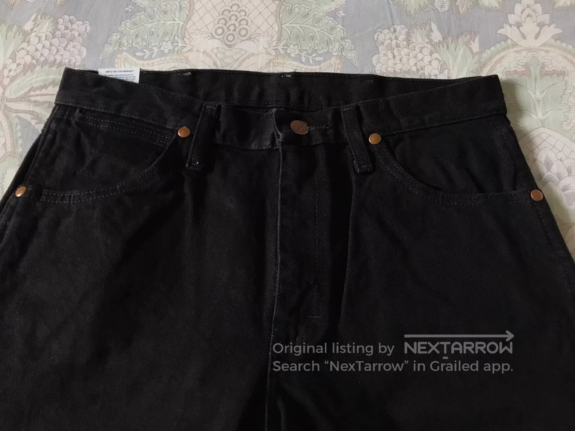 Wrangler Wrangler 13MWZ Black Jeans W30L30. Size US 30 / EU 46 - 4 Thumbnail