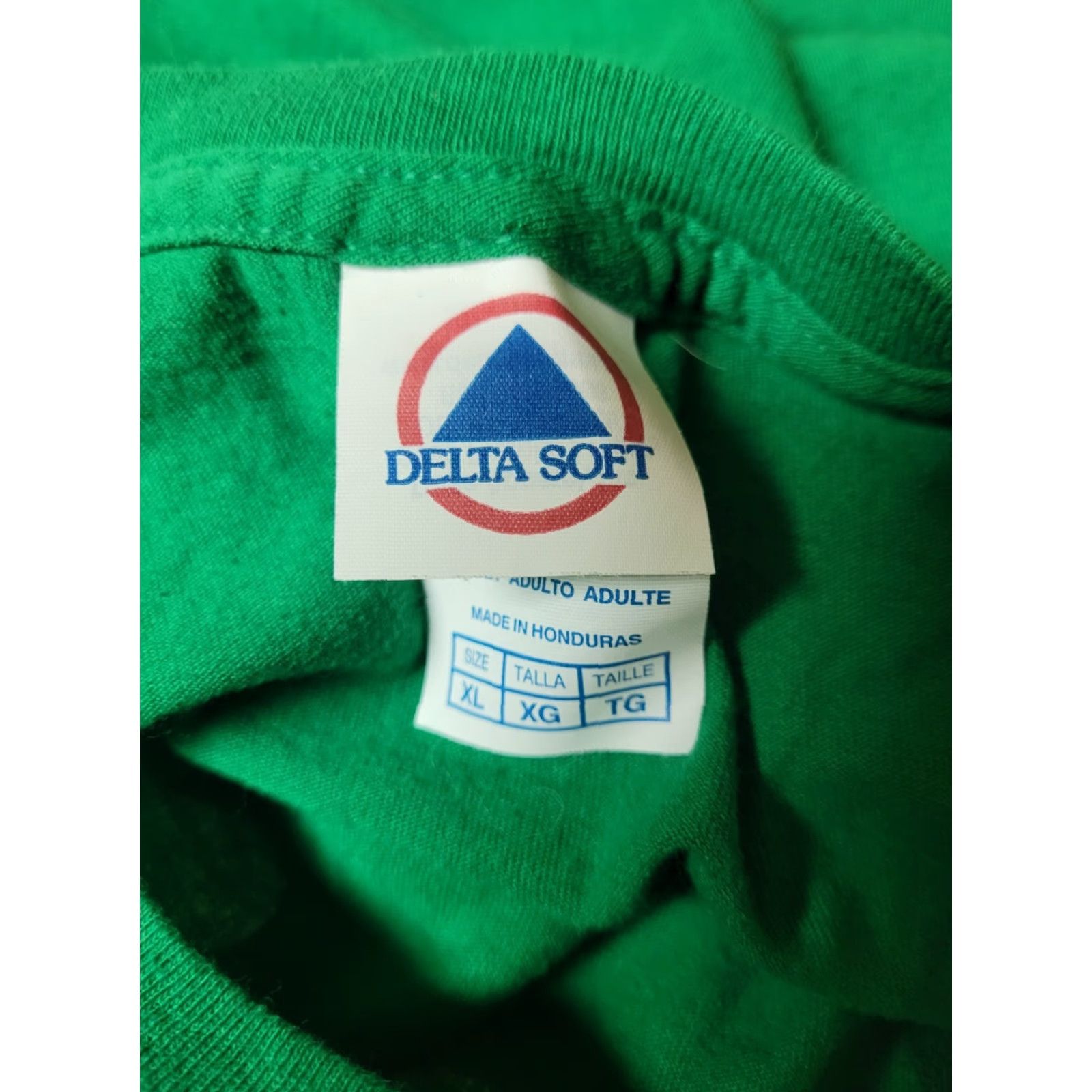 Delta Lucky Charms Cereal Mascot Logo T Shirt XL Men Green Delta Cotton Short Sleeve Crew Neck General Mills Size US XL / EU 56 / 4 - 2 Thumbnail