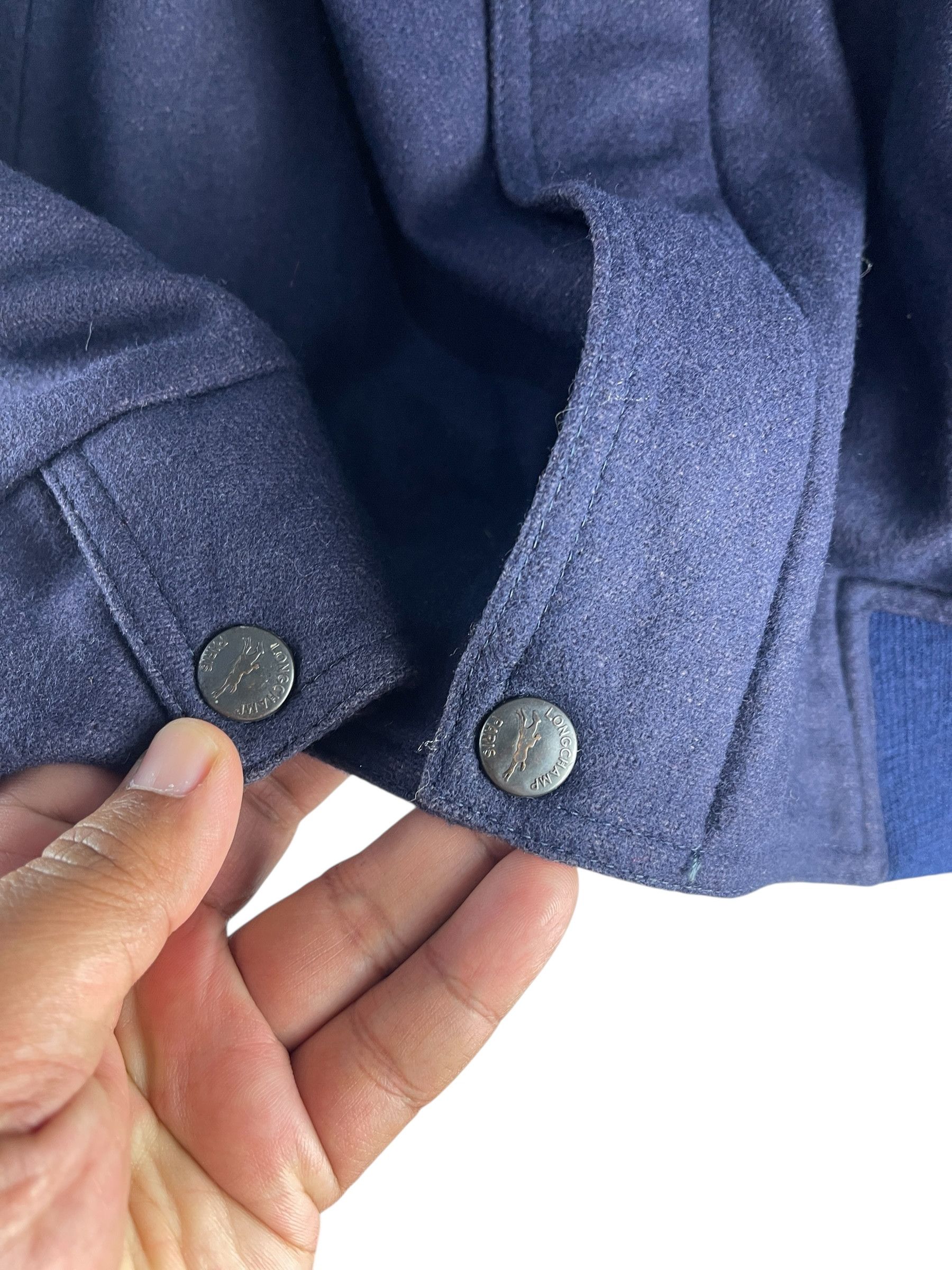 Longchamp Vintage Longchamp Paris Made in Italy Navy Casual Jacket Size US M / EU 48-50 / 2 - 11 Thumbnail