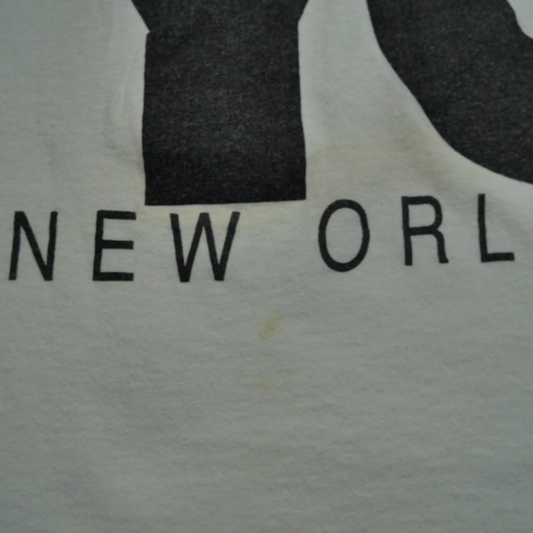 Vintage VINTAGE New Orleans T Shirt Adult Medium White Just Say Yo 90s Art Graphic Print Cotton Logo Mens Size US M / EU 48-50 / 2 - 7 Thumbnail
