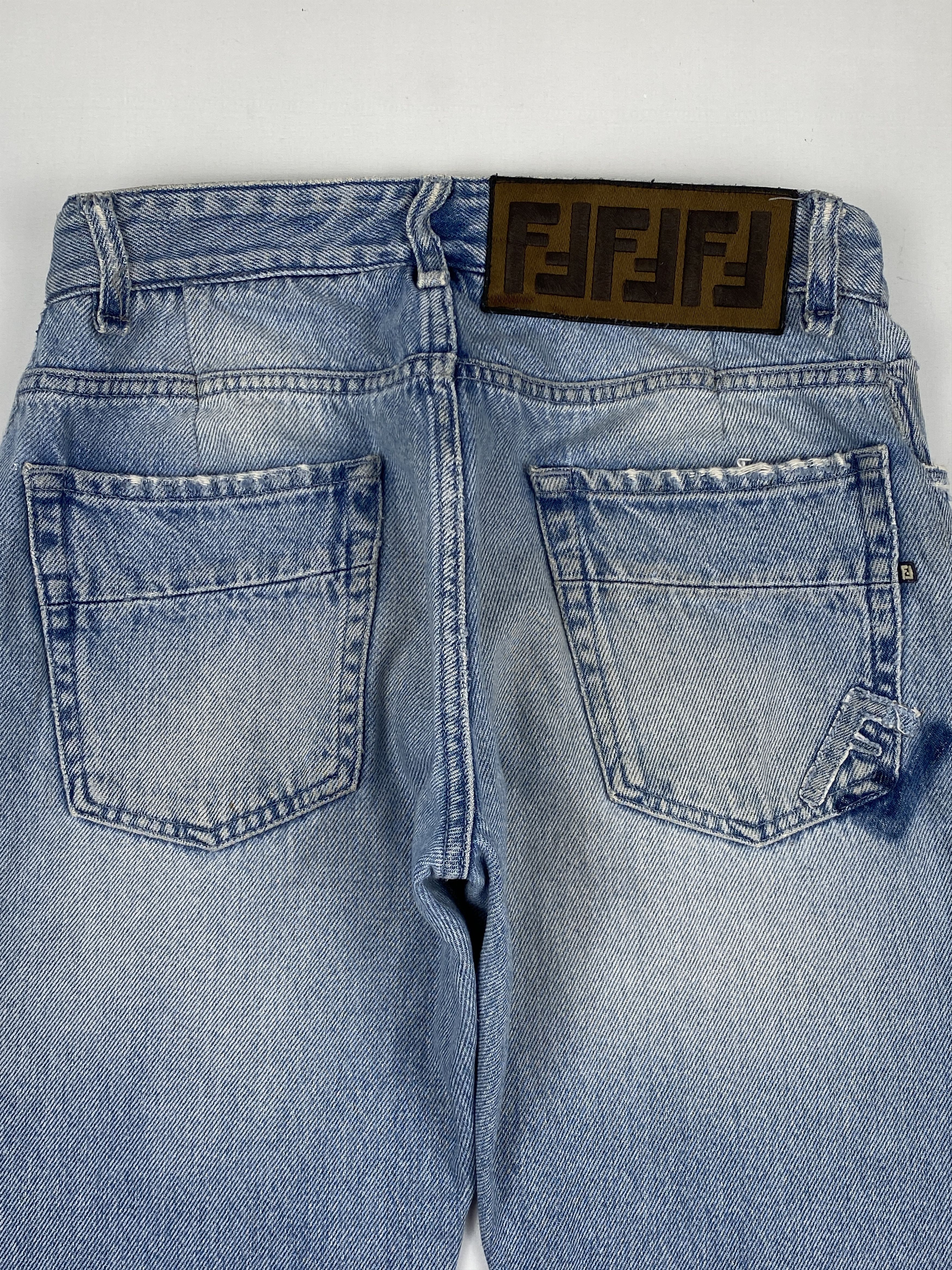 Fendi Stone Washed Jeans Size 24" / US 00 / IT 34 - 10 Thumbnail