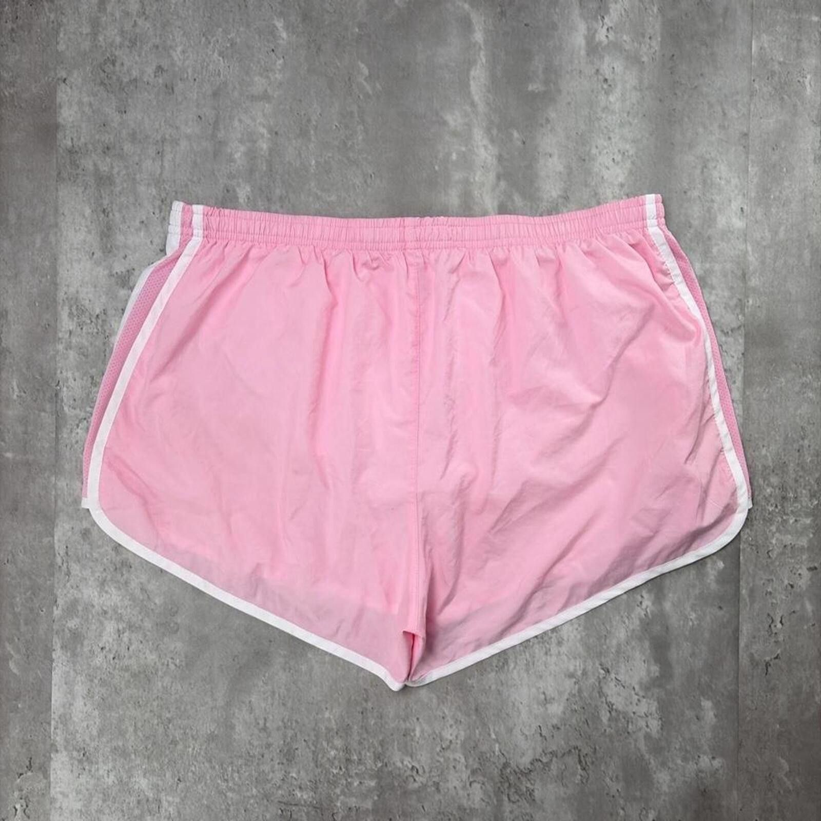 Nike Y2K Pink Nike Swoosh Grunge Mini Dri Fit Running Shorts Size 36" / US 14 / IT 50 - 5 Thumbnail