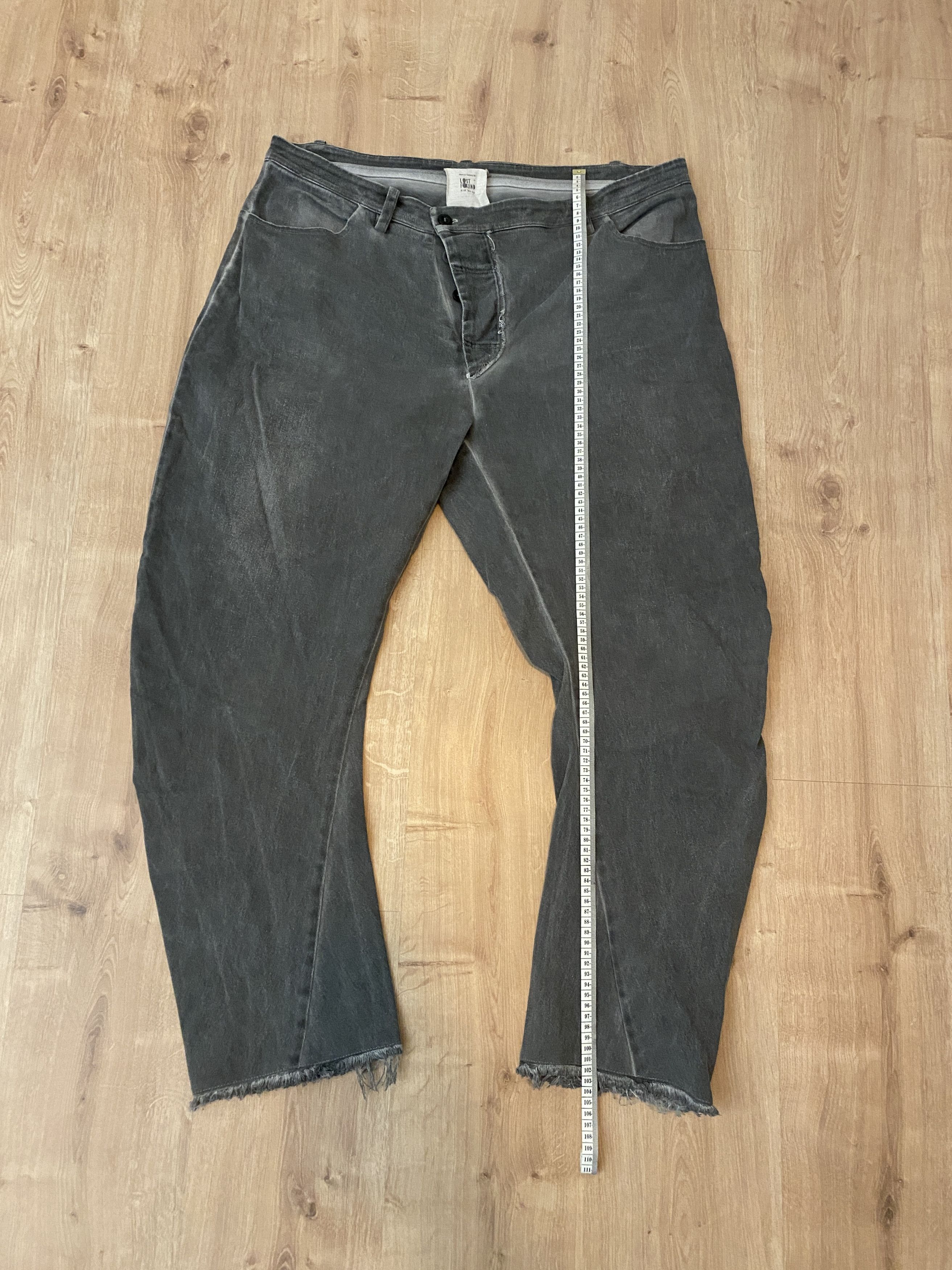 Lost & Found Ria Dunn Lost & Found Ria Dunn Rooms XL Gray Bias cut frayed denim Size US 38 / EU 54 - 13 Thumbnail
