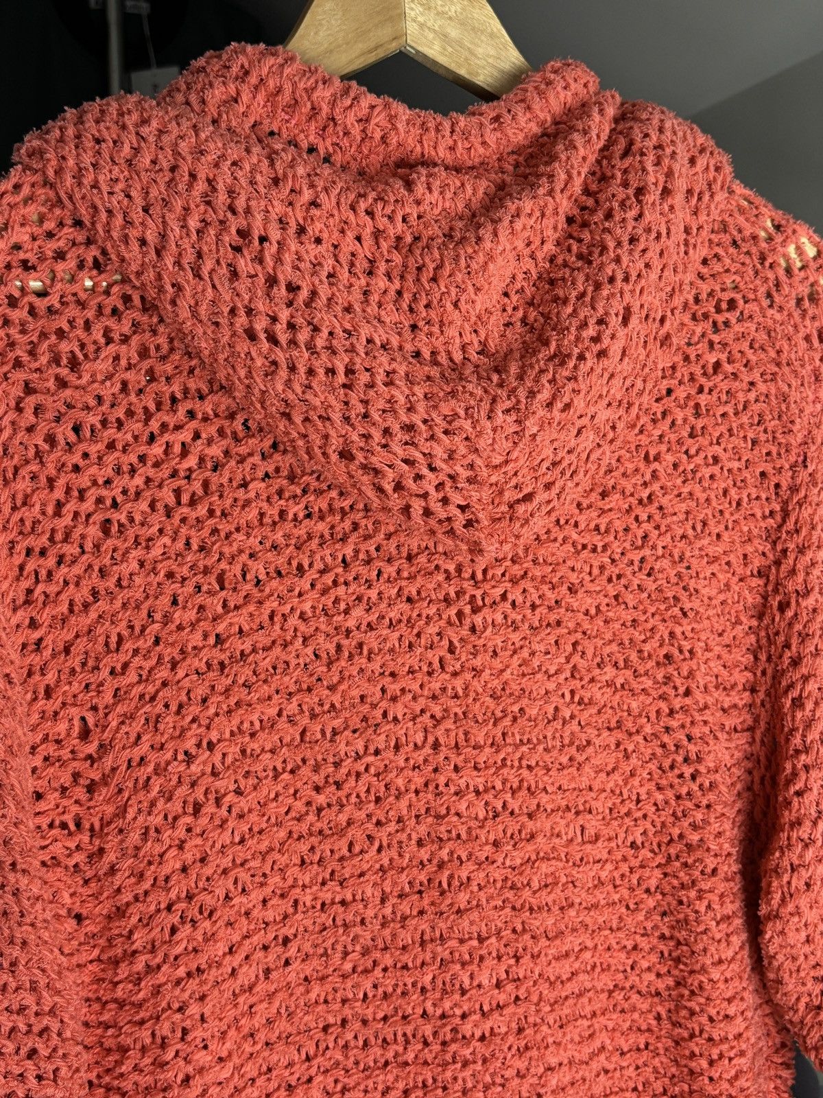 Isabel Marant Etoile Isabel Marant Etoile Mesh Knit Unique Hoodie Sweater Size L / US 10 / IT 46 - 8 Thumbnail