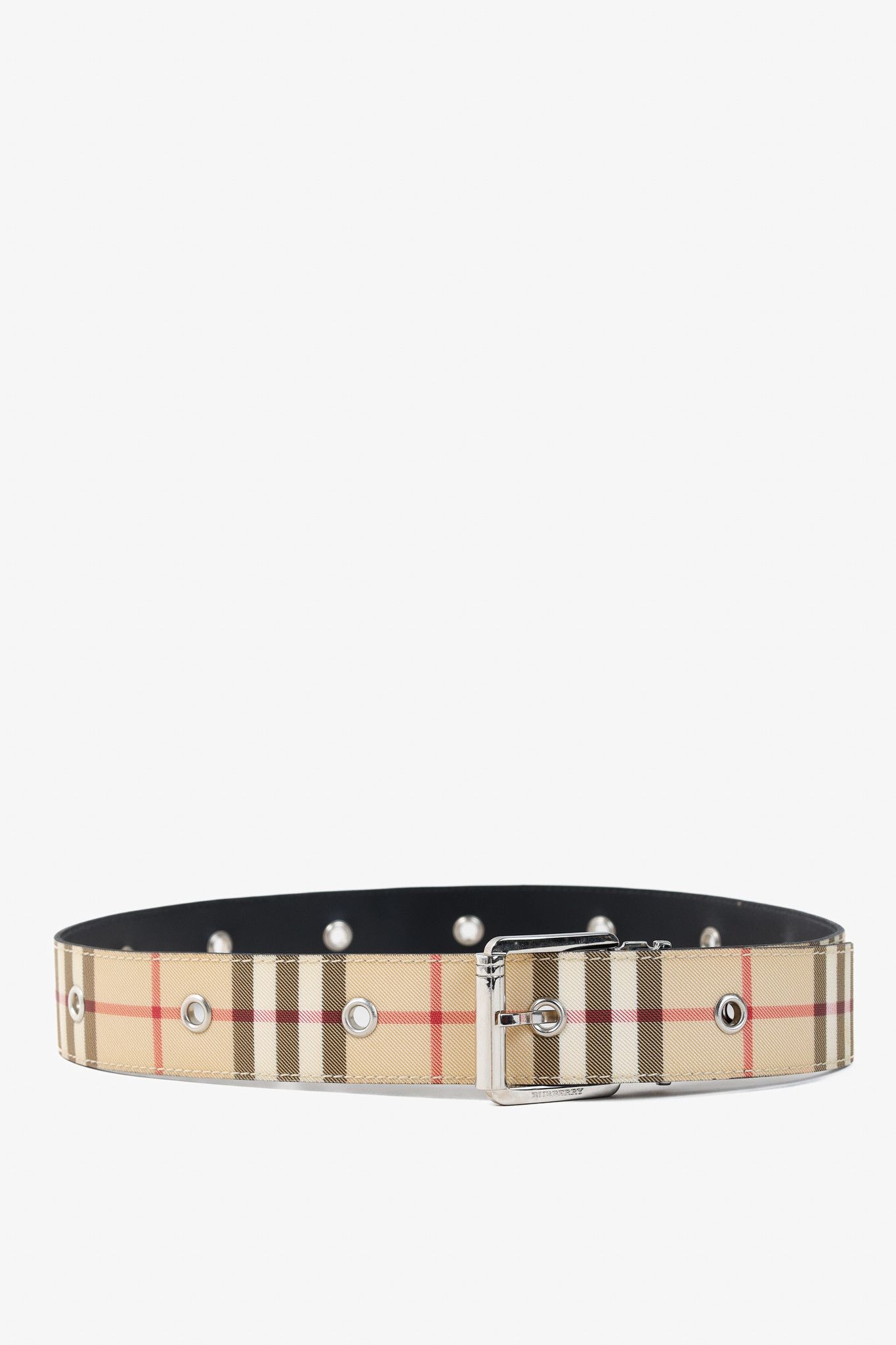 Burberry Burberry House Check Coated Canvas Belt Size ONE SIZE - 1 Thumbnail