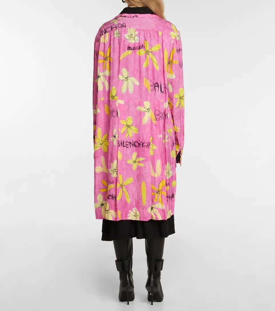 Balenciaga o1y0625 Midi Dress in Multicolor Size S / US 4 / IT 40 - 5 Thumbnail