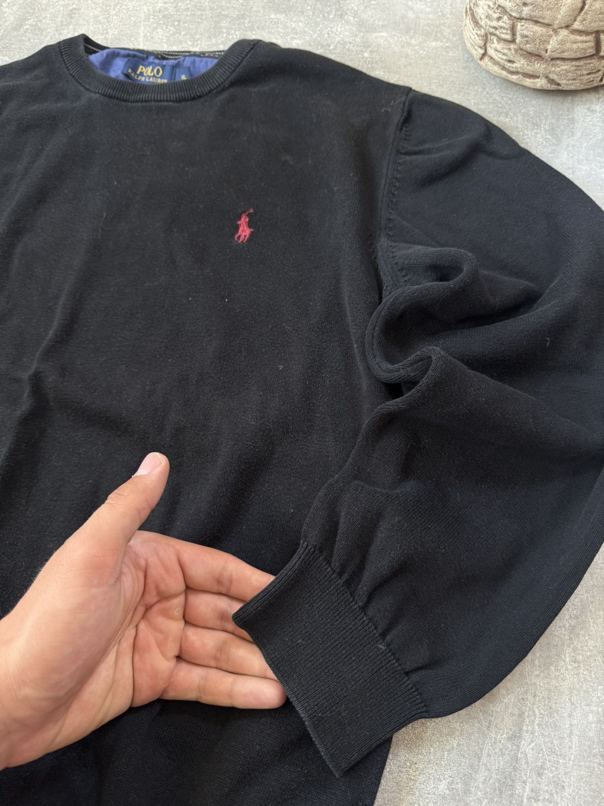 Other Crazy Vintage Small Logo Polo Ralph Lauren Sweater Size US XL / EU 56 / 4 - 4 Thumbnail