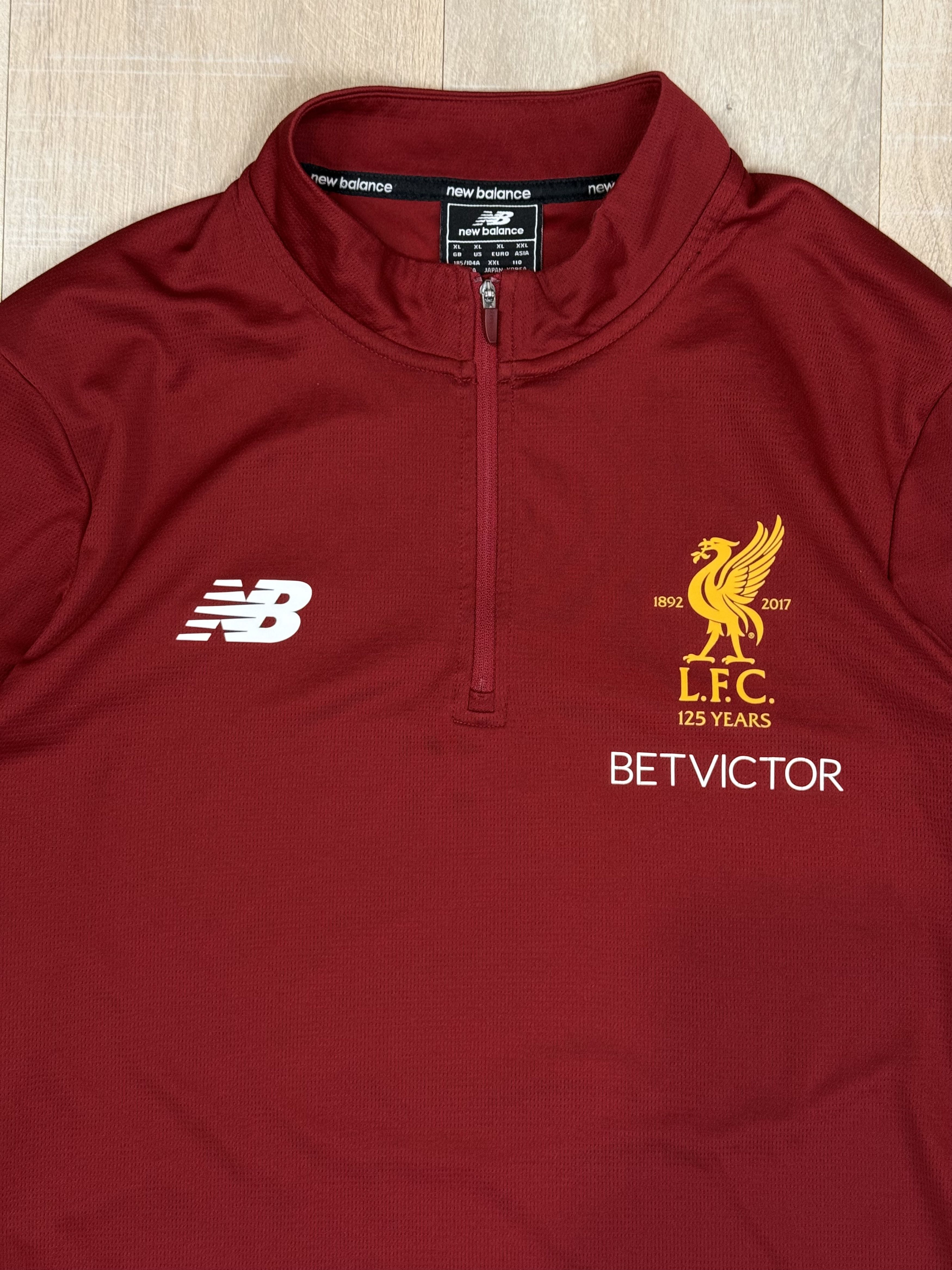 New Balance Liverpool 17/18 New Balance 125th Anniversary Soccer Drill Size US XL / EU 56 / 4 - 4 Thumbnail
