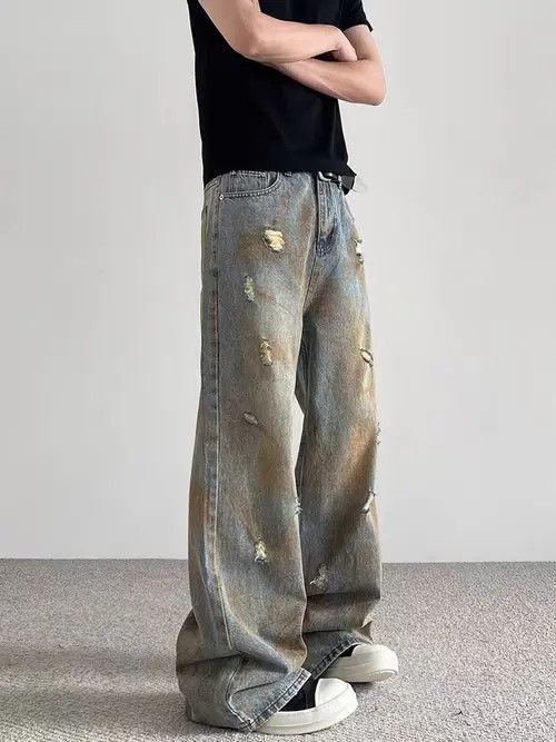 VIBE High street ripped Y2K hip hop baggy jeans Size US 32 / EU 48 - 7 Thumbnail