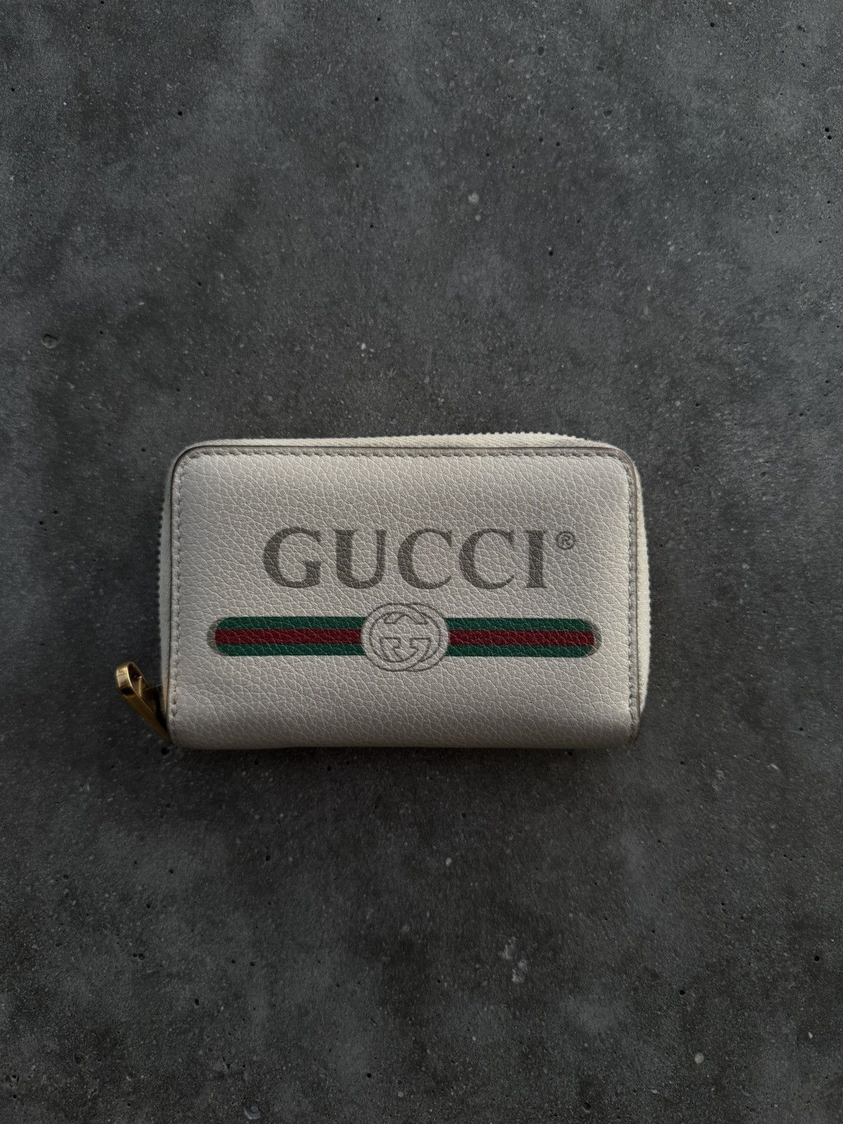 Designer × Gucci Gucci classy white vintage logo wallet Size ONE SIZE - 1 Thumbnail