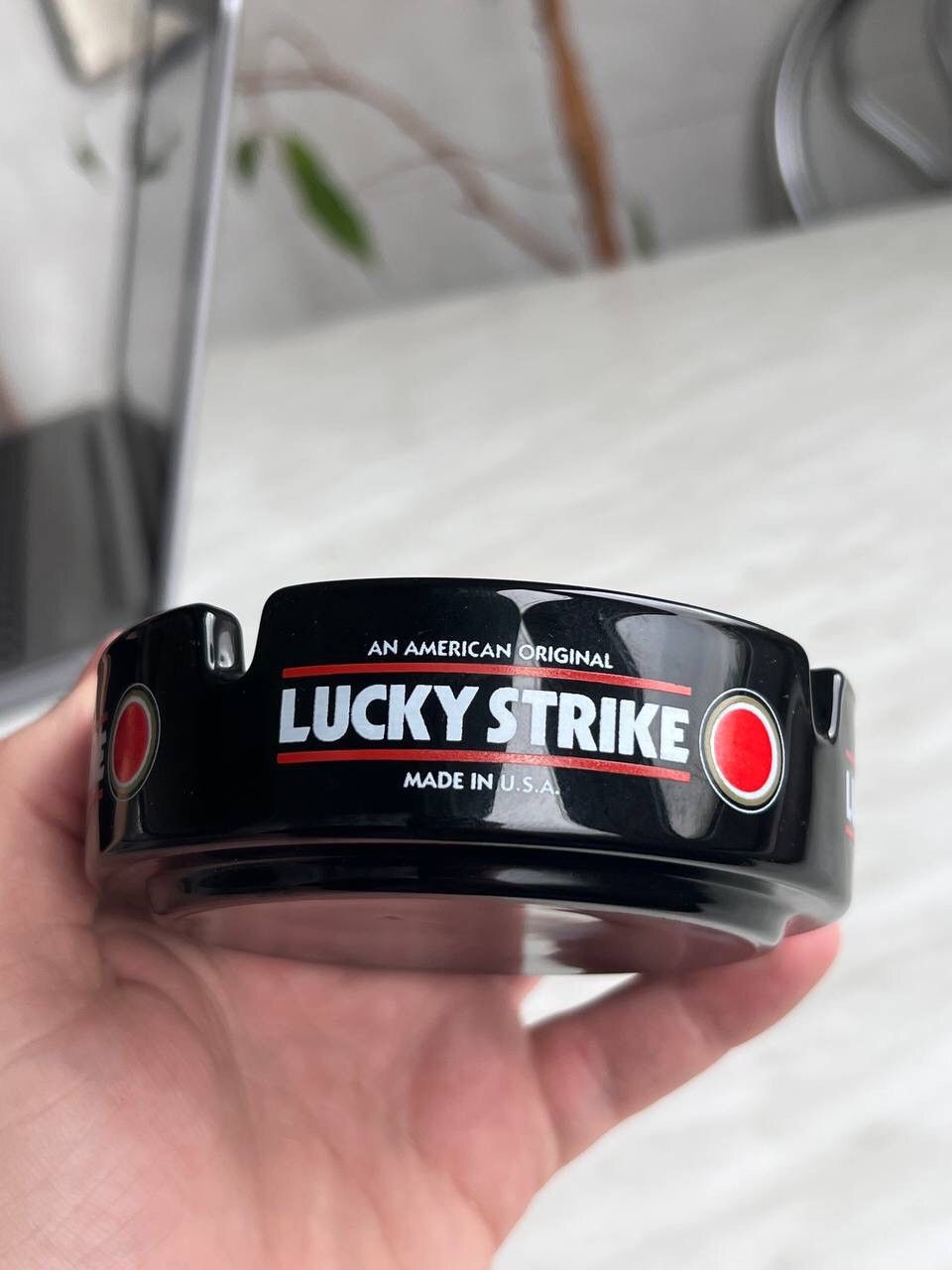 Marlboro × Vintage 1990 Vintage Lucky Strike Ceramic Ashtray Retro Rare Size ONE SIZE - 8 Thumbnail