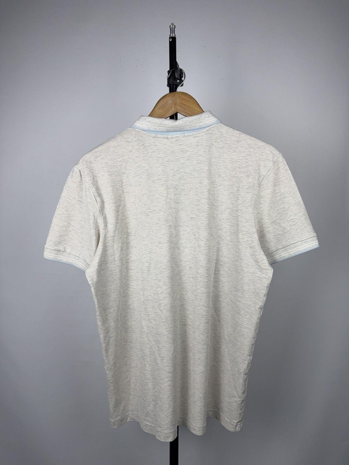 Hugo Boss Hugo Boss BO/SS Logo Slim Fit Stretch Polo Shirt Light Grey Size US L / EU 52-54 / 3 - 11 Thumbnail