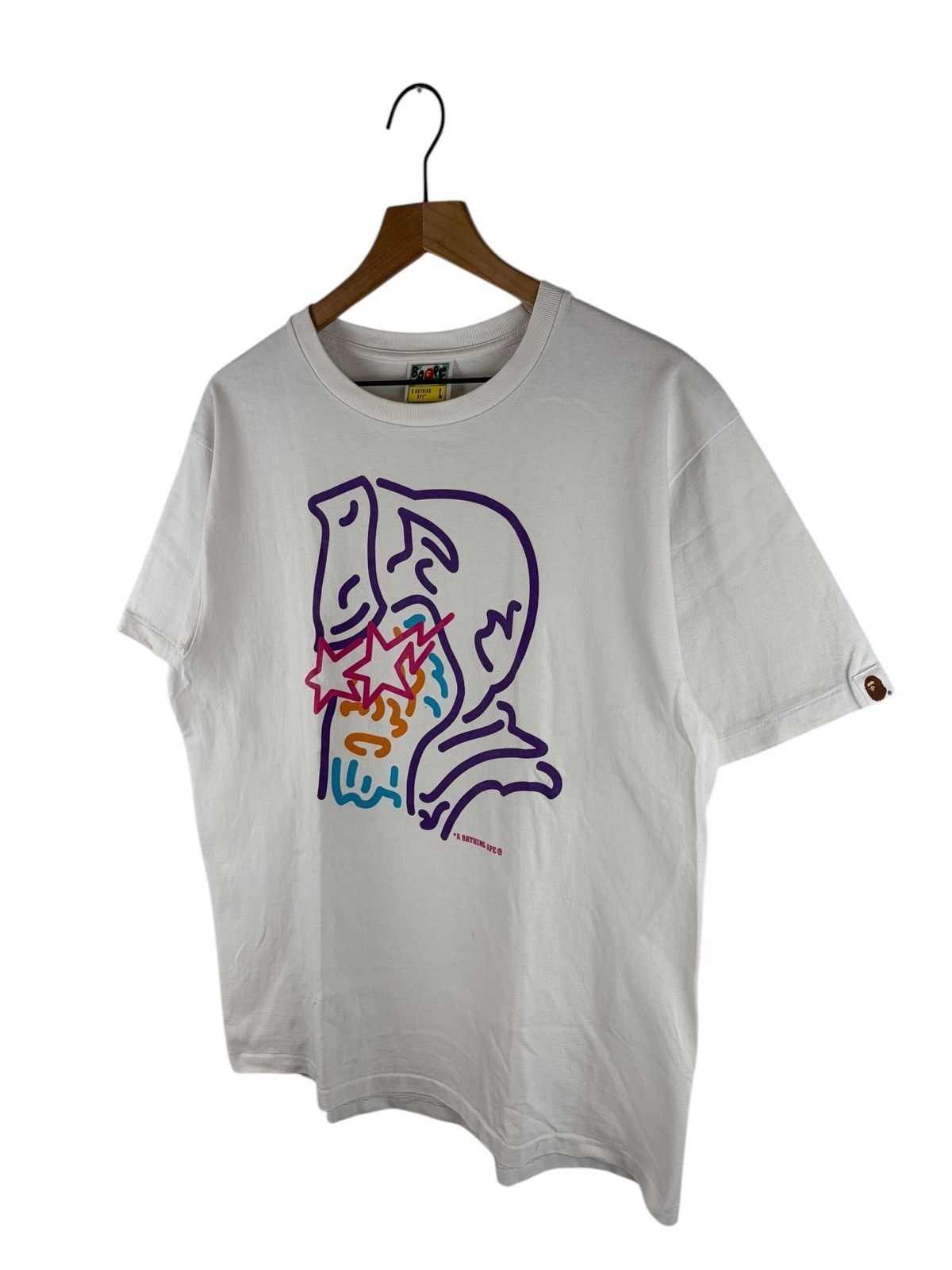 Bape Bape General Logo Print Tee Size US L / EU 52-54 / 3 - 2 Thumbnail