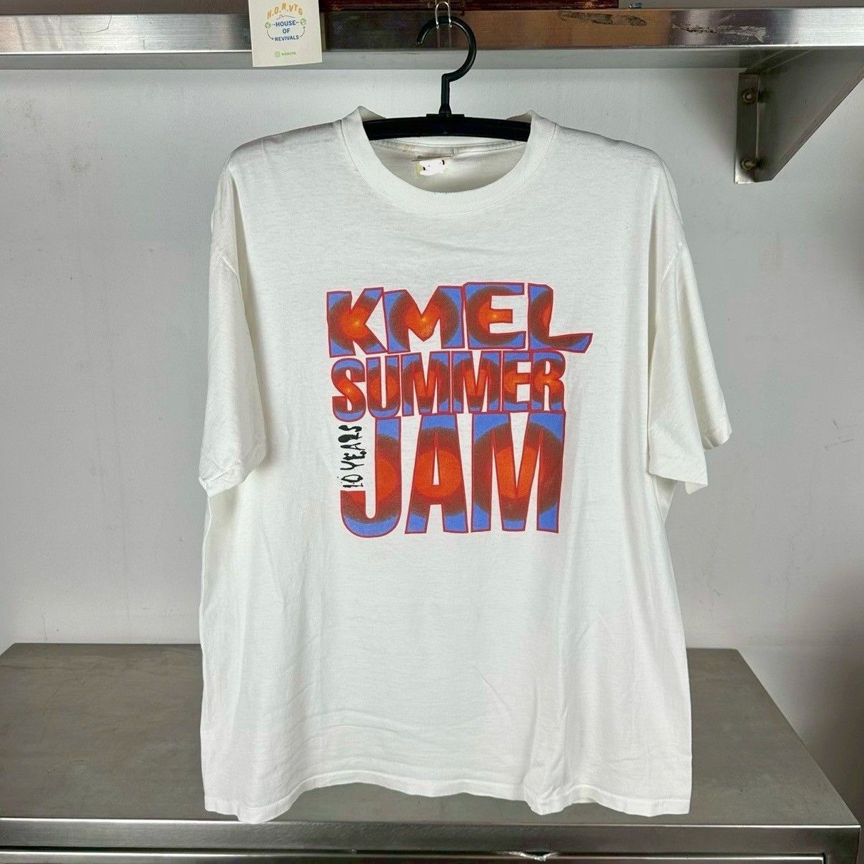 Vintage 90s KMEL Summer Jam Free Your Mind Music Festival Promo Tee Size US XL / EU 56 / 4 - 1 Thumbnail