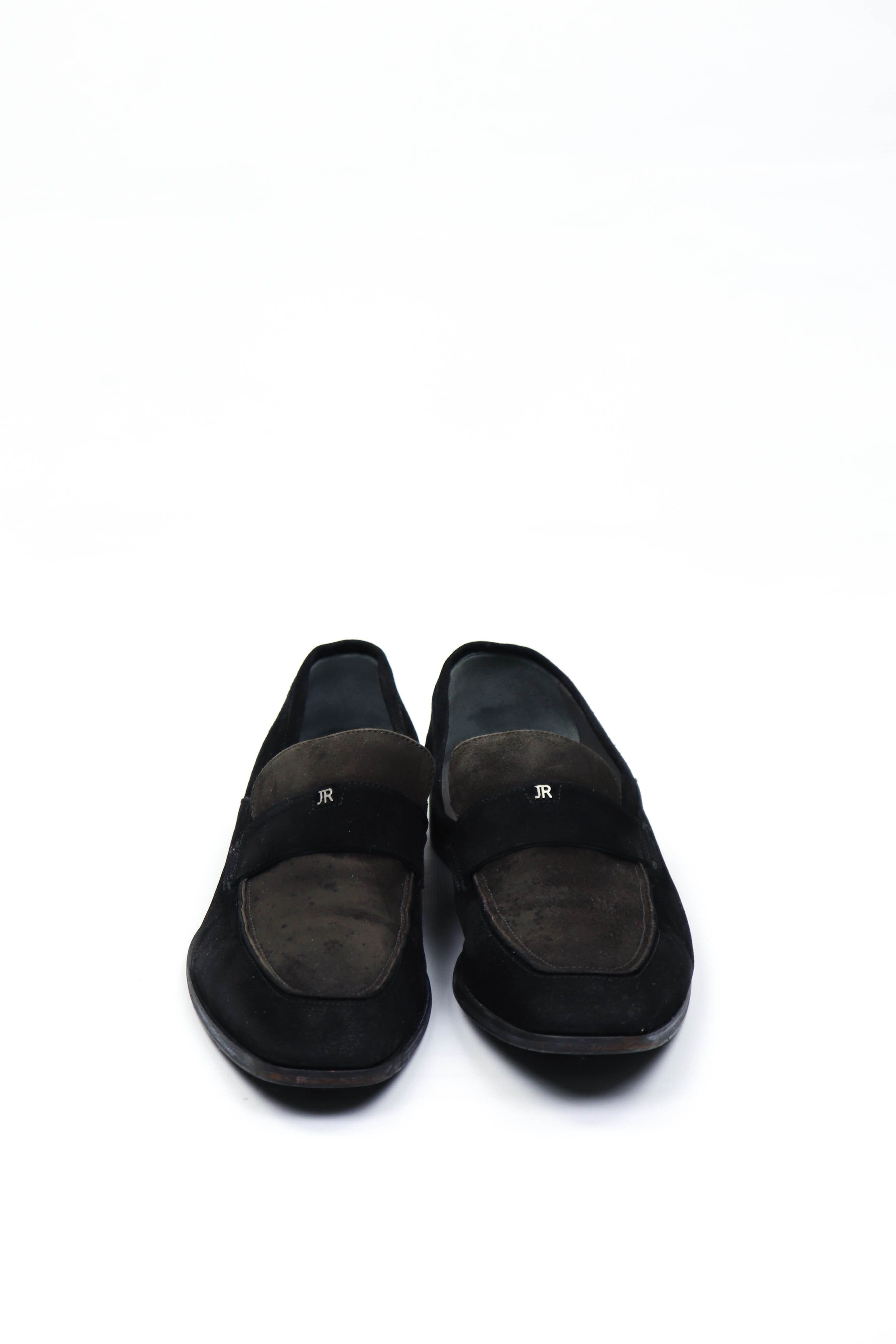 John Richmond Vintage John Richmond Black Suede Leather Loafers Shoes Size US 9.5 / EU 42-43 - 3 Thumbnail