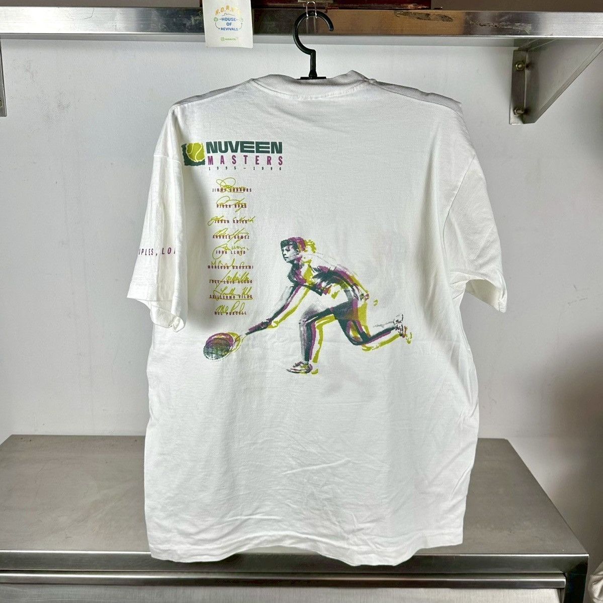 Fruit Of The Loom × Vintage Vintage 1995/96 Nuveen Masters Tennis Championship T-shirt Size US XL / EU 56 / 4 - 2 Thumbnail