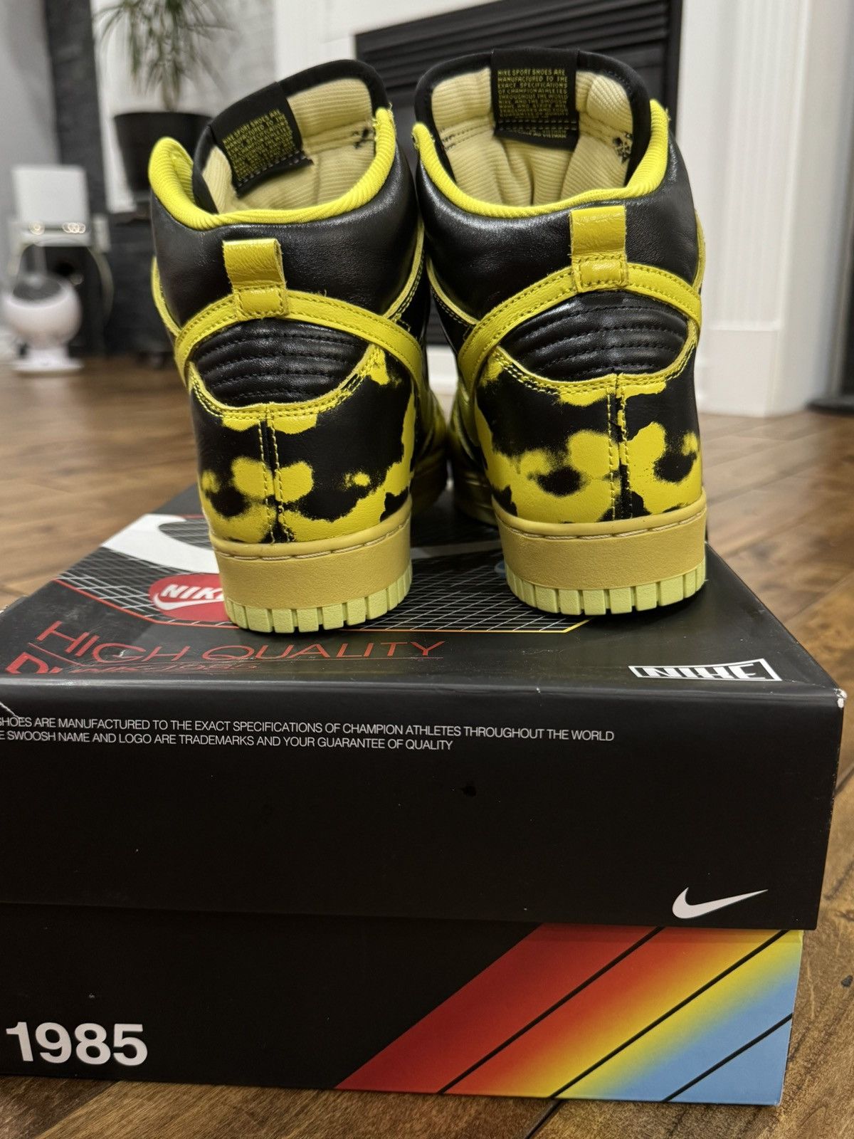Nike Nike Dunk High 1985 SP Yellow Strike Size US 9.5 / EU 42-43 - 12 Thumbnail