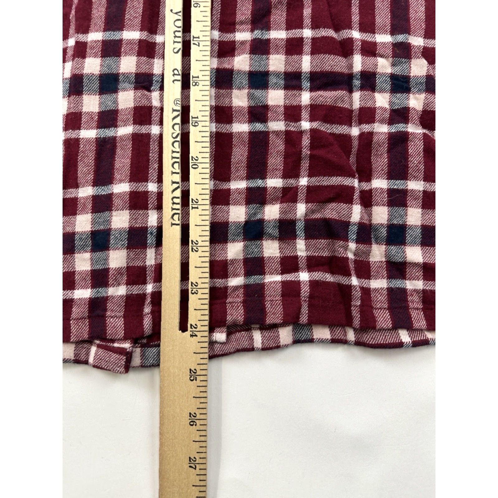 Vintage **Monki Red Plaid Flannel Pajama Top Womens XS** User: **Monki Red Plaid Flannel Pajama Shirt Womens XS** Size XS / US 0-2 / IT 36-38 - 4 Thumbnail