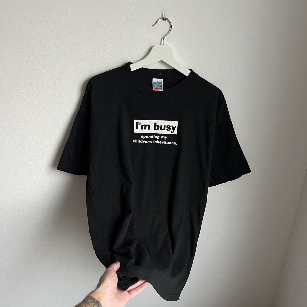 Vintage I’m Busy Vintage T-Shirt Size US L / EU 52-54 / 3 - 1 Thumbnail