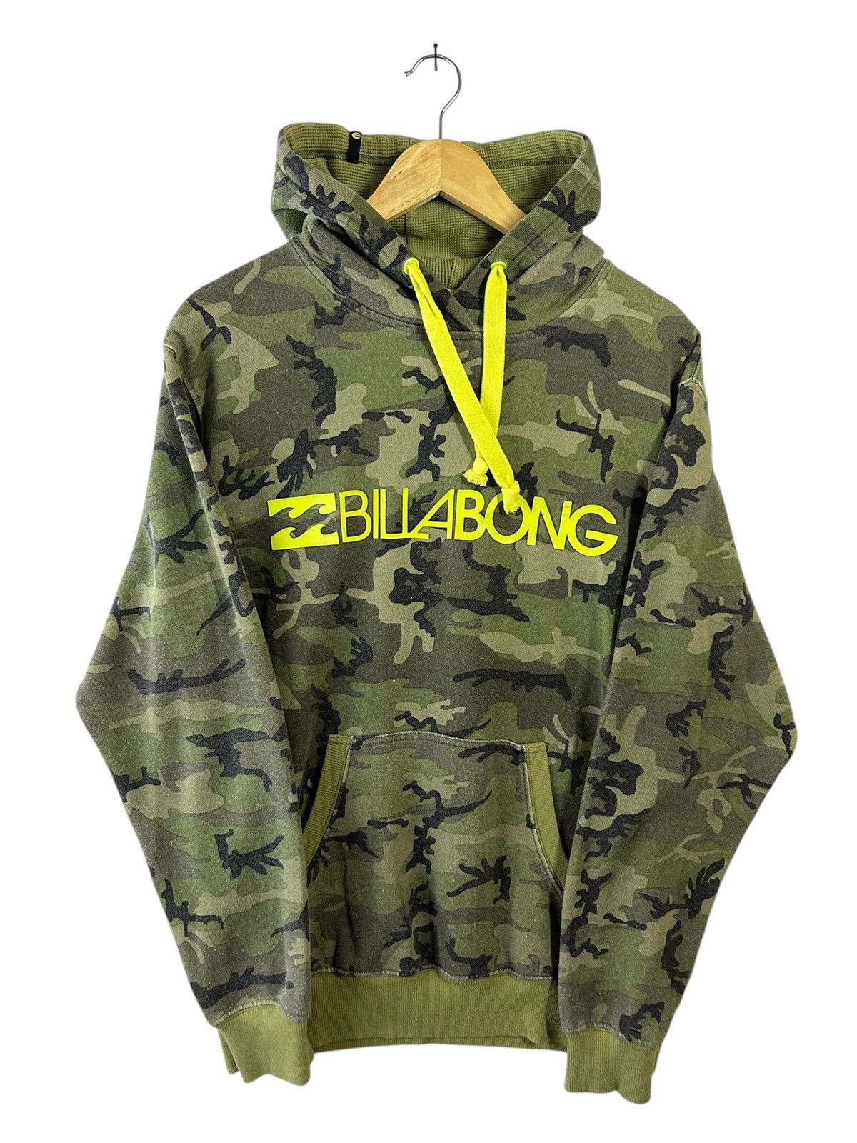 Billabong × Vintage Rare🔥Billabong Camo Surfing Hoodie Size US L / EU 52-54 / 3 - 2 Thumbnail