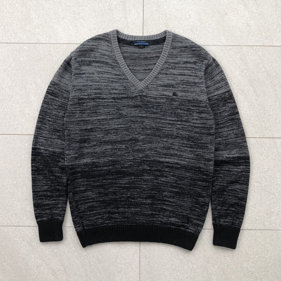 Burberry Burberry London Blue Label Wool Striped Sweatshirt Size US M / EU 48-50 / 2 - 3 Thumbnail