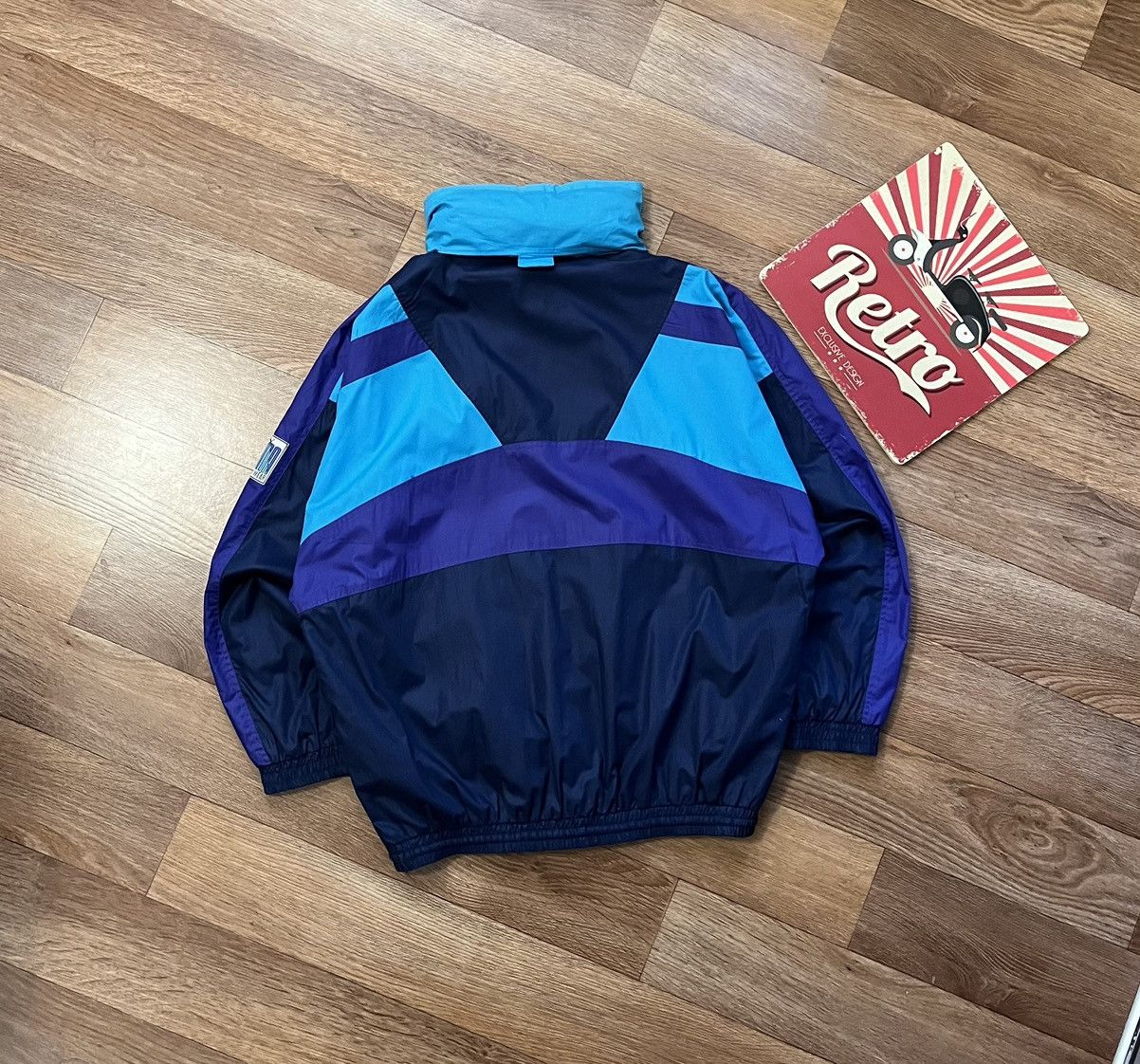 Puma Vintage Puma 90s Activity Wear 1/3 Zip Anorak Jacket Size US L / EU 52-54 / 3 - 6 Thumbnail