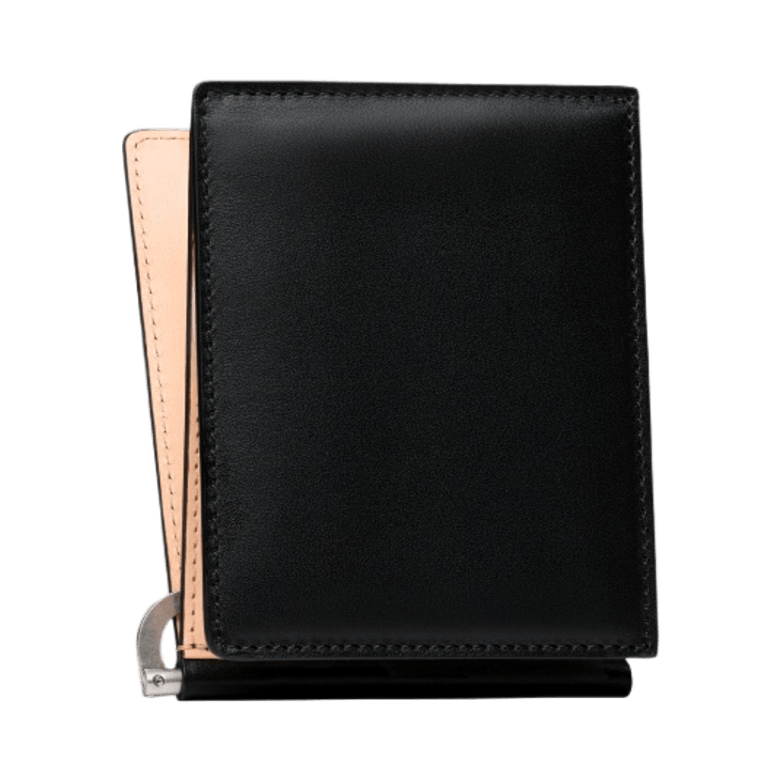 Maison Margiela o1mle0126 Size: OS / Bi-Fold Clip Wallet in Black/Beige Size ONE SIZE - 2 Thumbnail