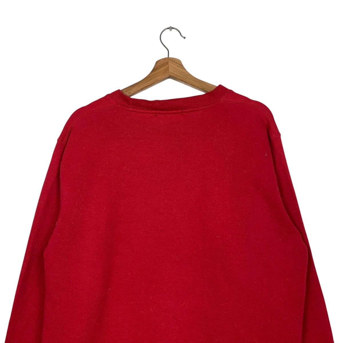 Japanese Brand NYC The Bronx Red Crewneck Sweatshirt Size US L / EU 52-54 / 3 - 8 Thumbnail