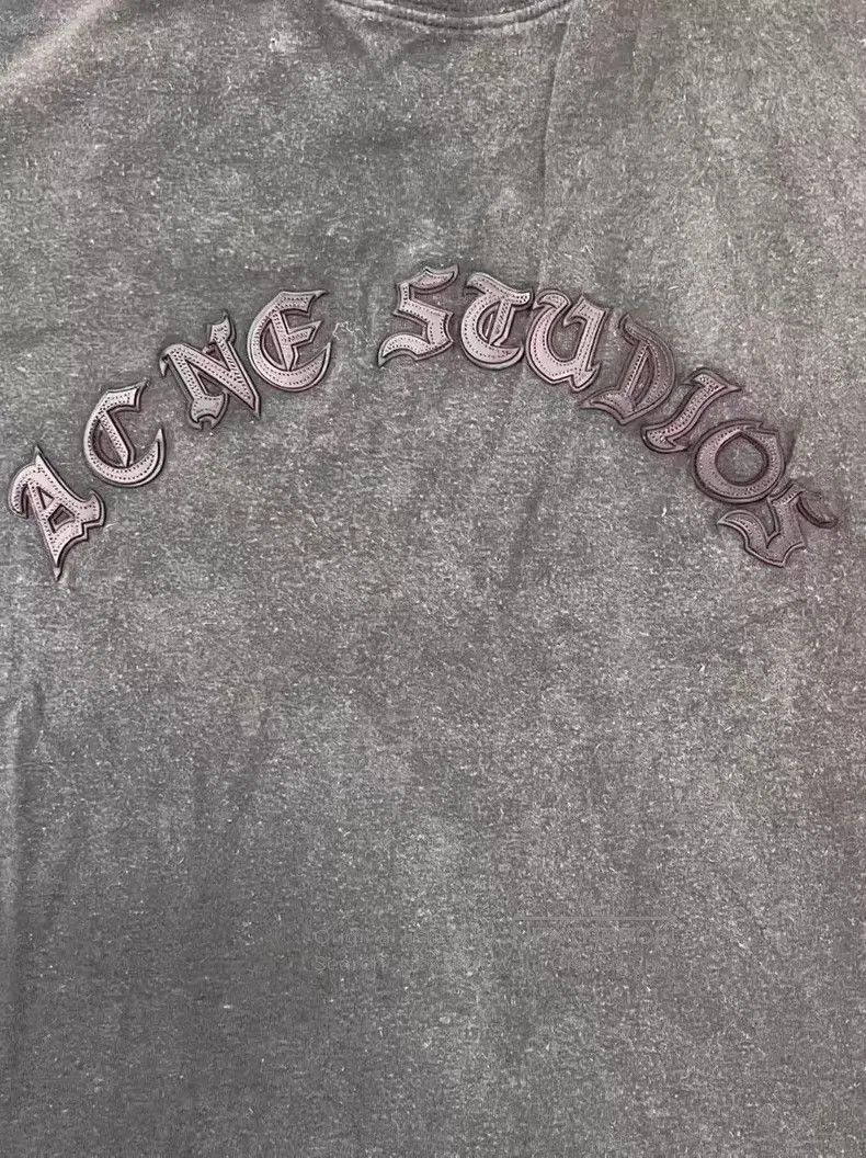 Acne Studios Acne Studios Leather appliqué letter logo water-washed loo Size US M / EU 48-50 / 2 - 3 Thumbnail