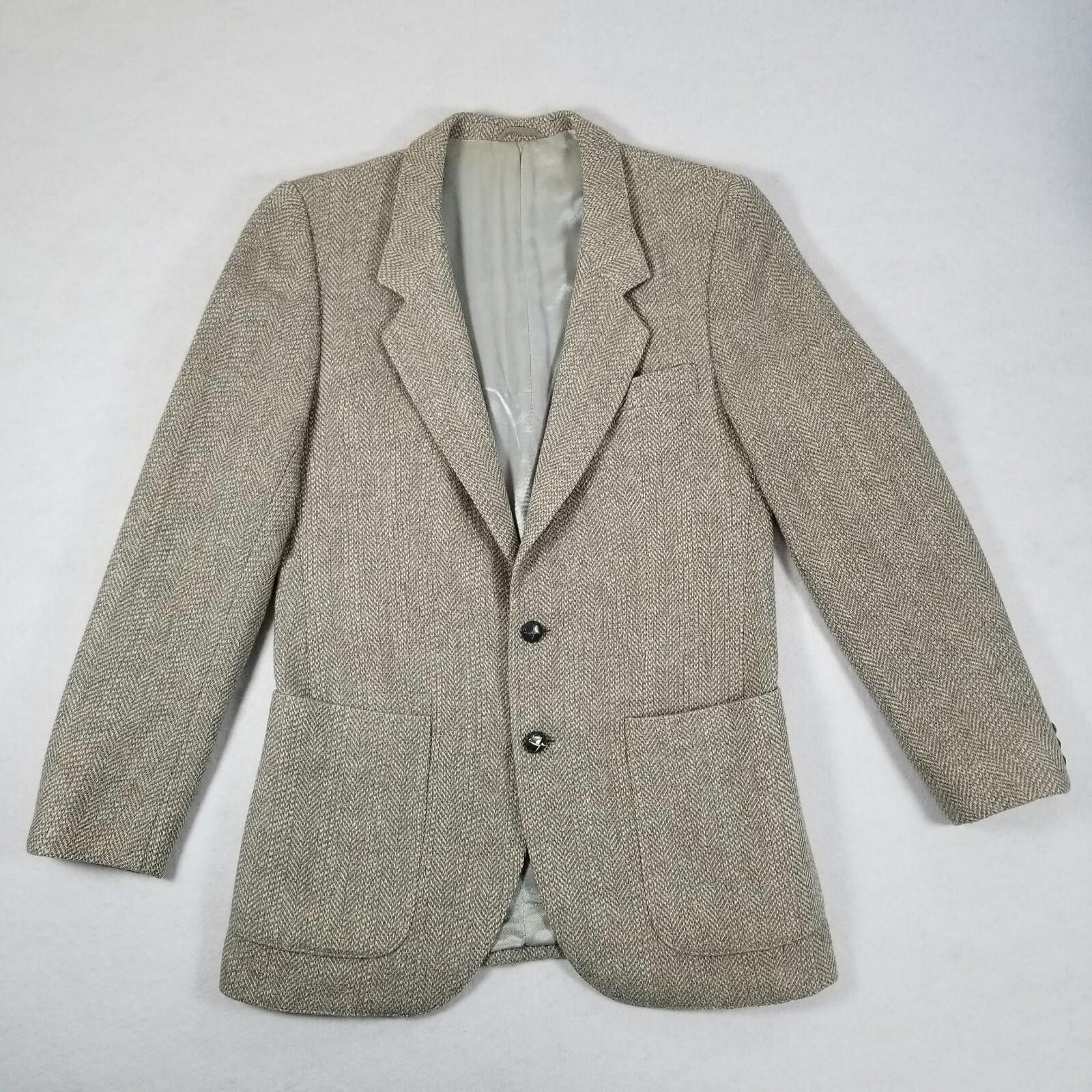 Other 4/40 Jaguar Suit Jacket Made In Hungary Two-Button Vintage Size 40R - 1 Thumbnail