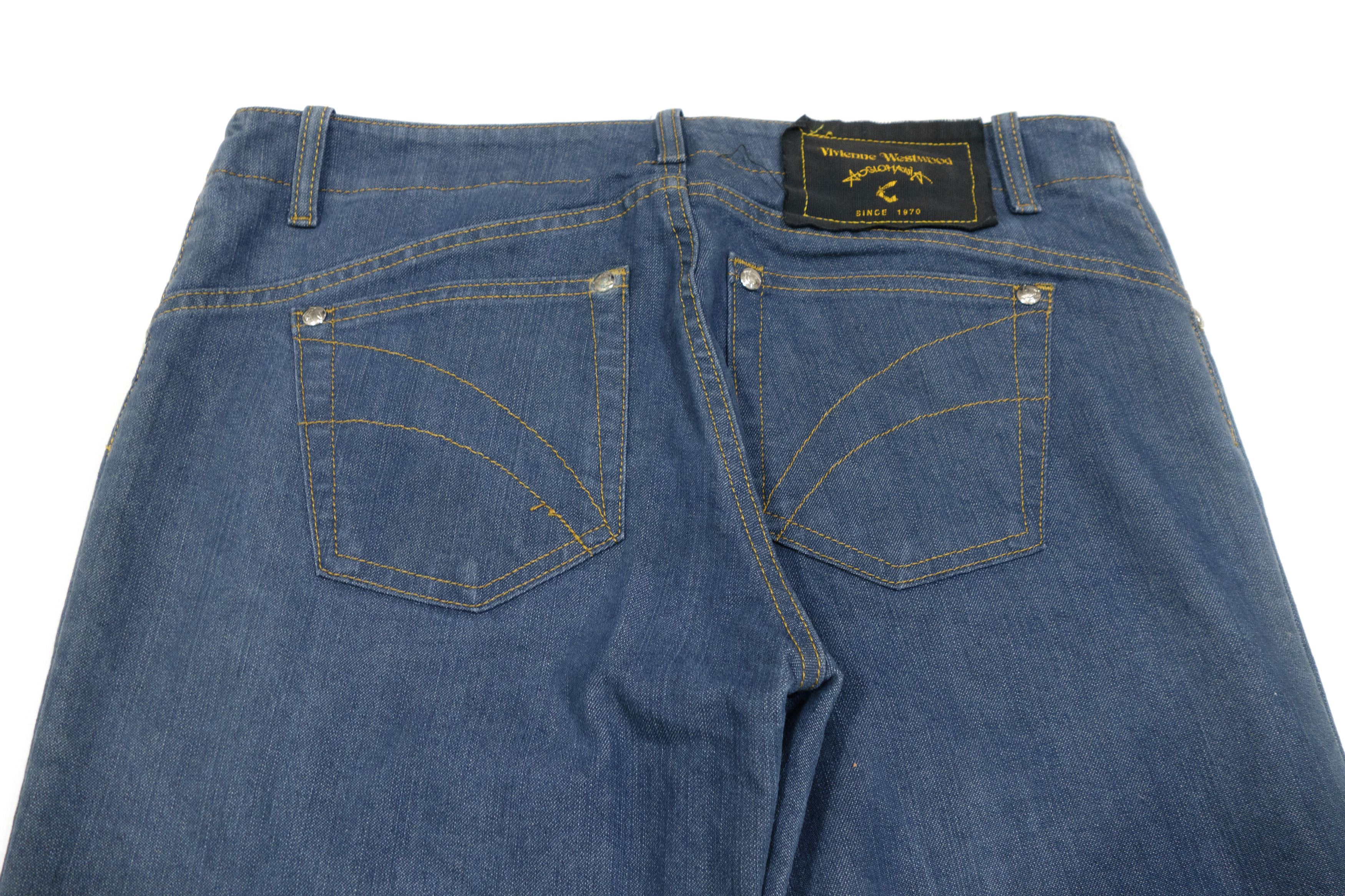 Vivienne Westwood Anglomania Straight Mid Rise Jeans Size US 30 / EU 46 - 3 Thumbnail
