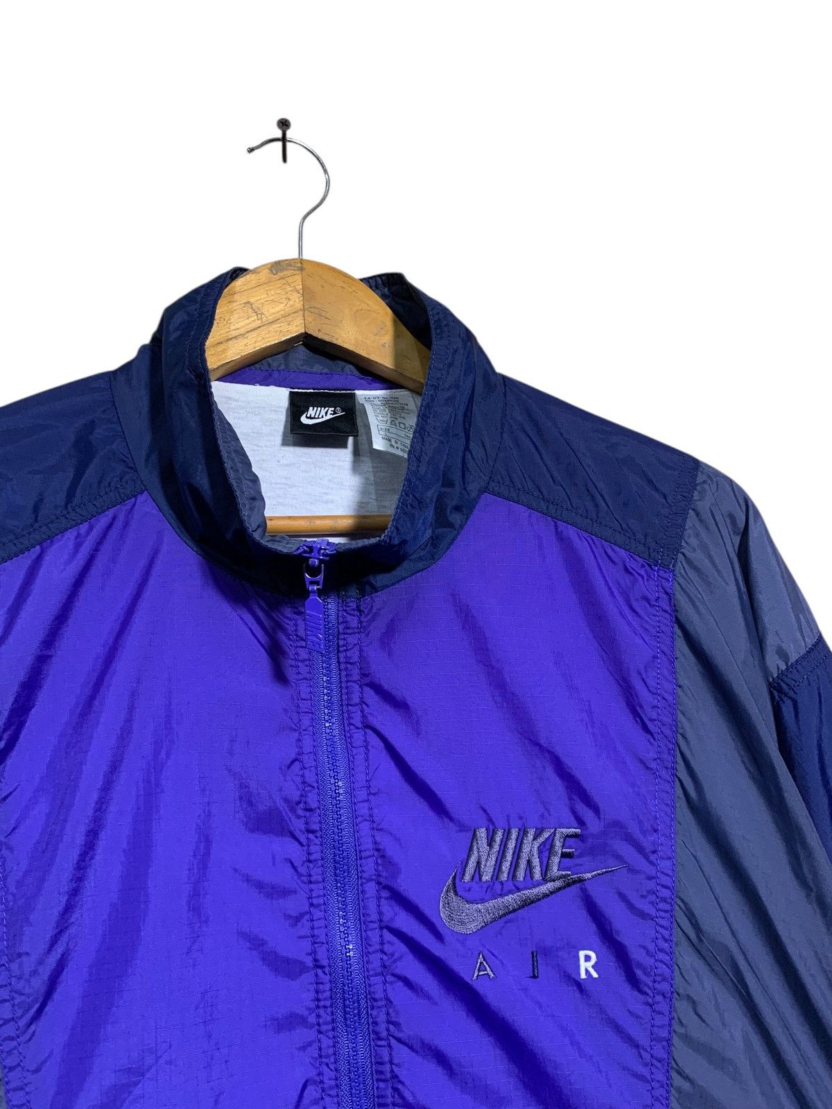 Nike × Vintage 🔥VTG 90S NIKE AIR NYLON JACKETS Size US L / EU 52-54 / 3 - 4 Thumbnail