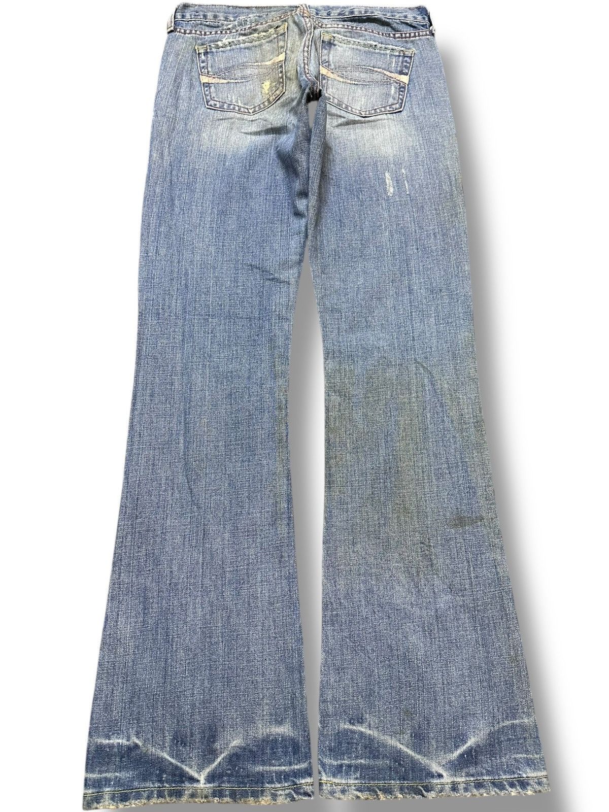 Abercrombie & Fitch Vintage Abercrombie&Fitch Flare Grunge Distressed Denim Size US 29 - 5 Thumbnail